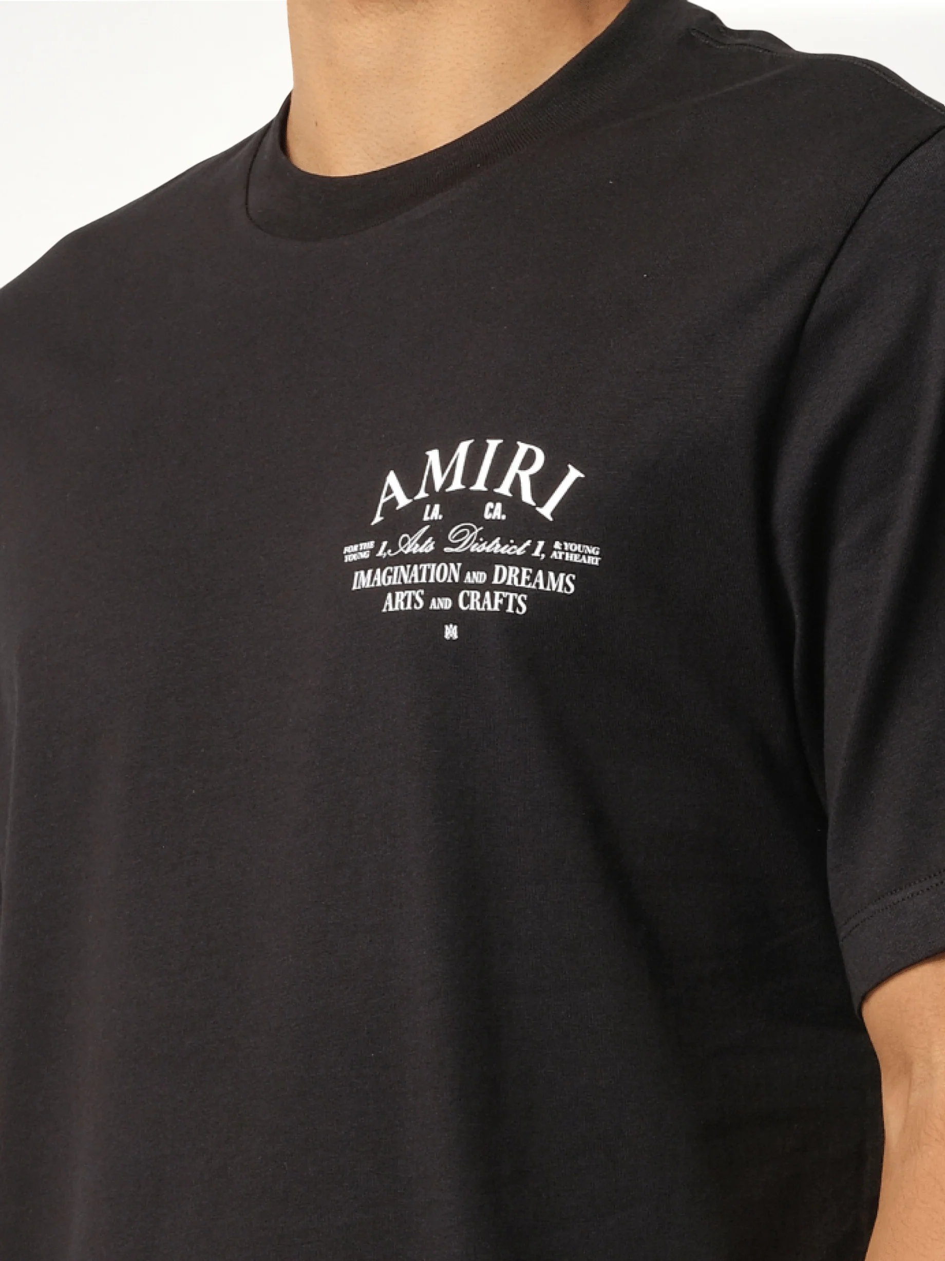 Amiri Arts District T-Shirt in Black/White - Image 3