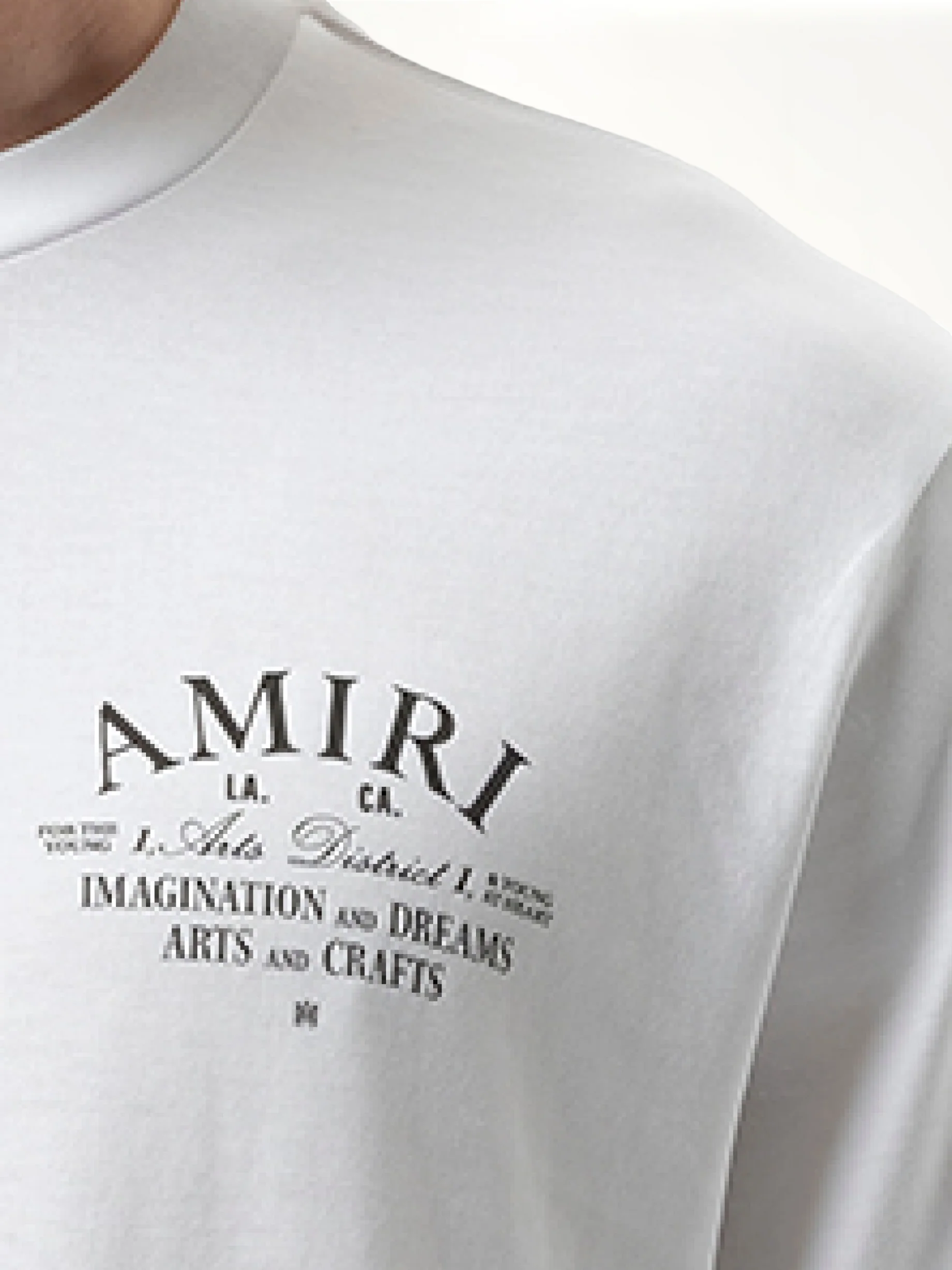 Amiri Arts District T-Shirt in White - Image 3