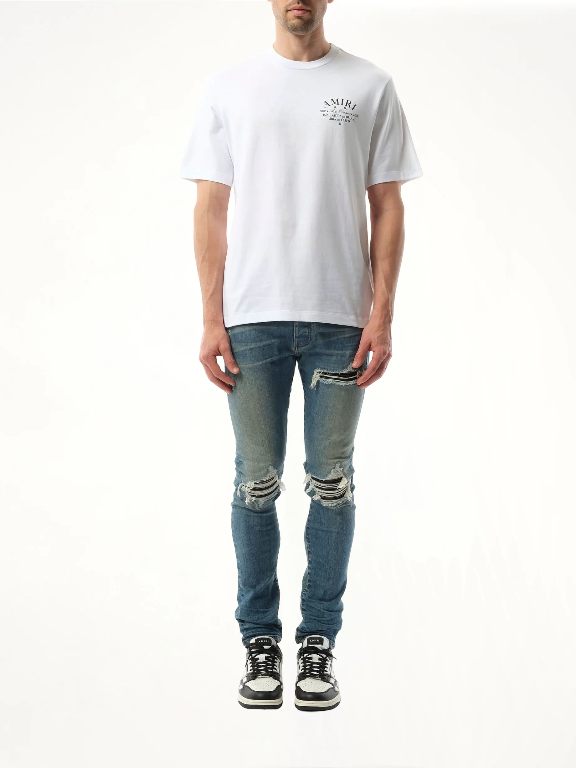 Amiri Arts District T-Shirt in White - Image 4