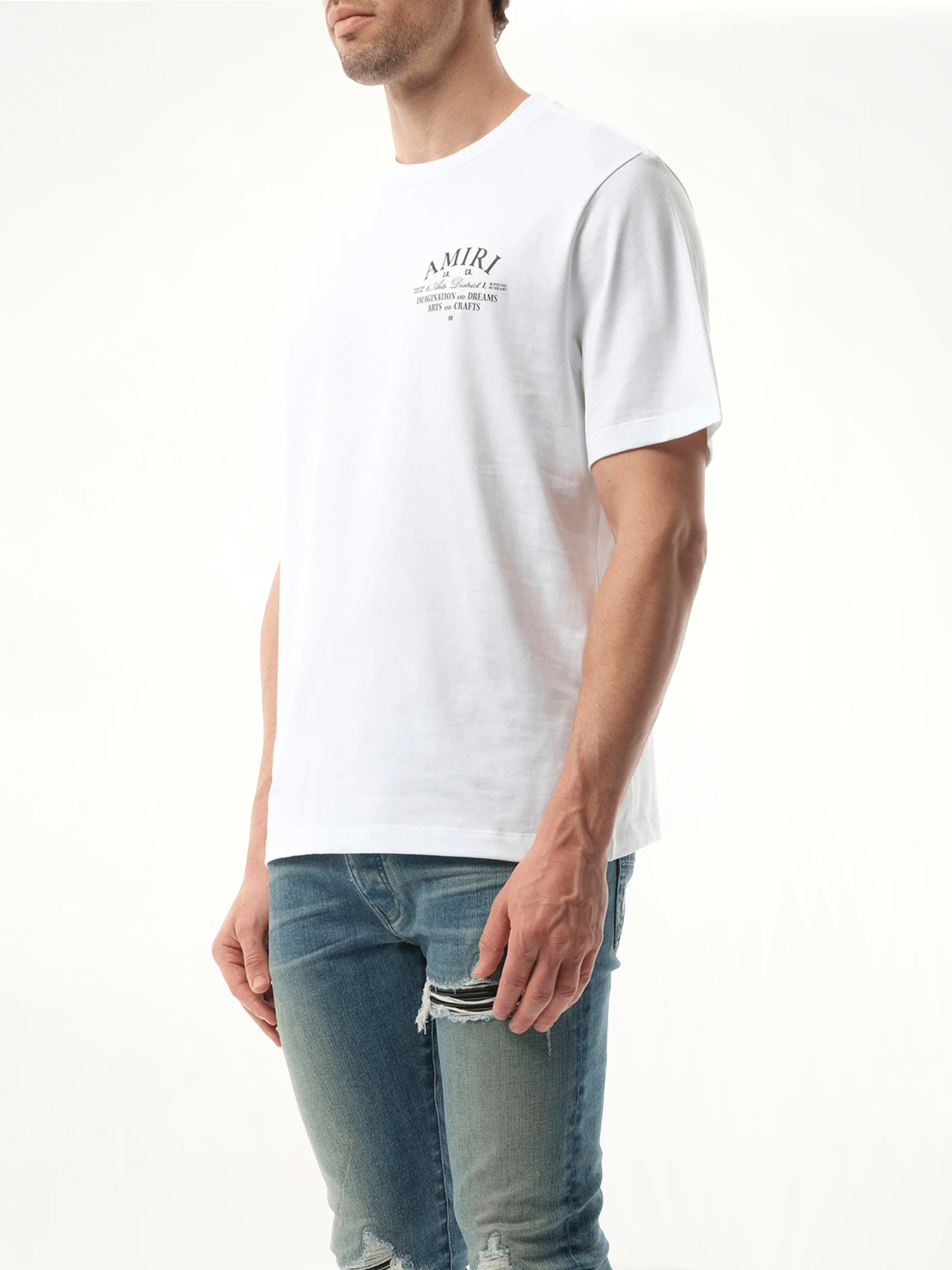 Amiri Arts District T-Shirt in White - Image 5