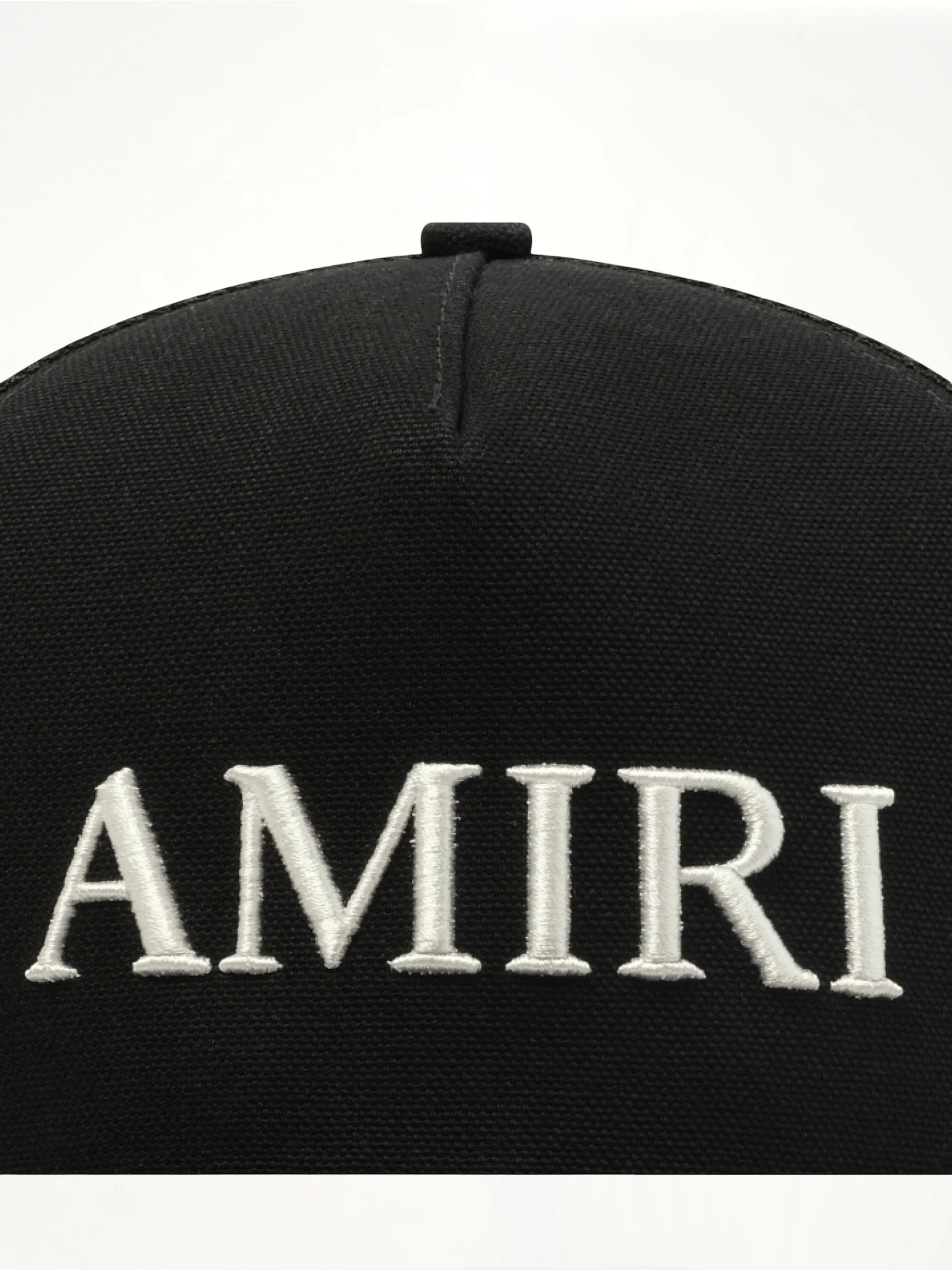 Amiri Core Logo Trucker Hat in Black - Image 3