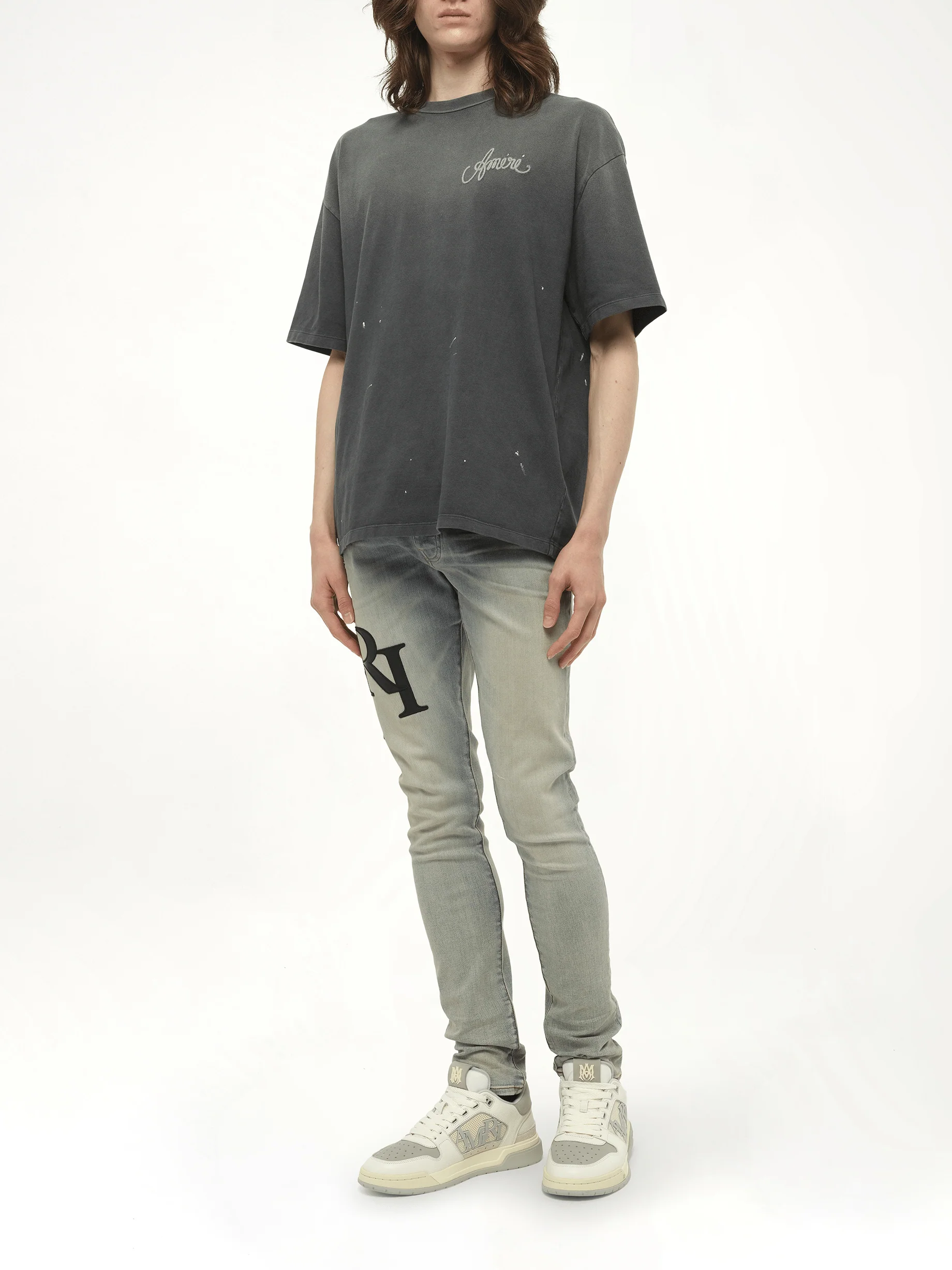 Amiri Design Studio T-Shirt in Black - Image 4