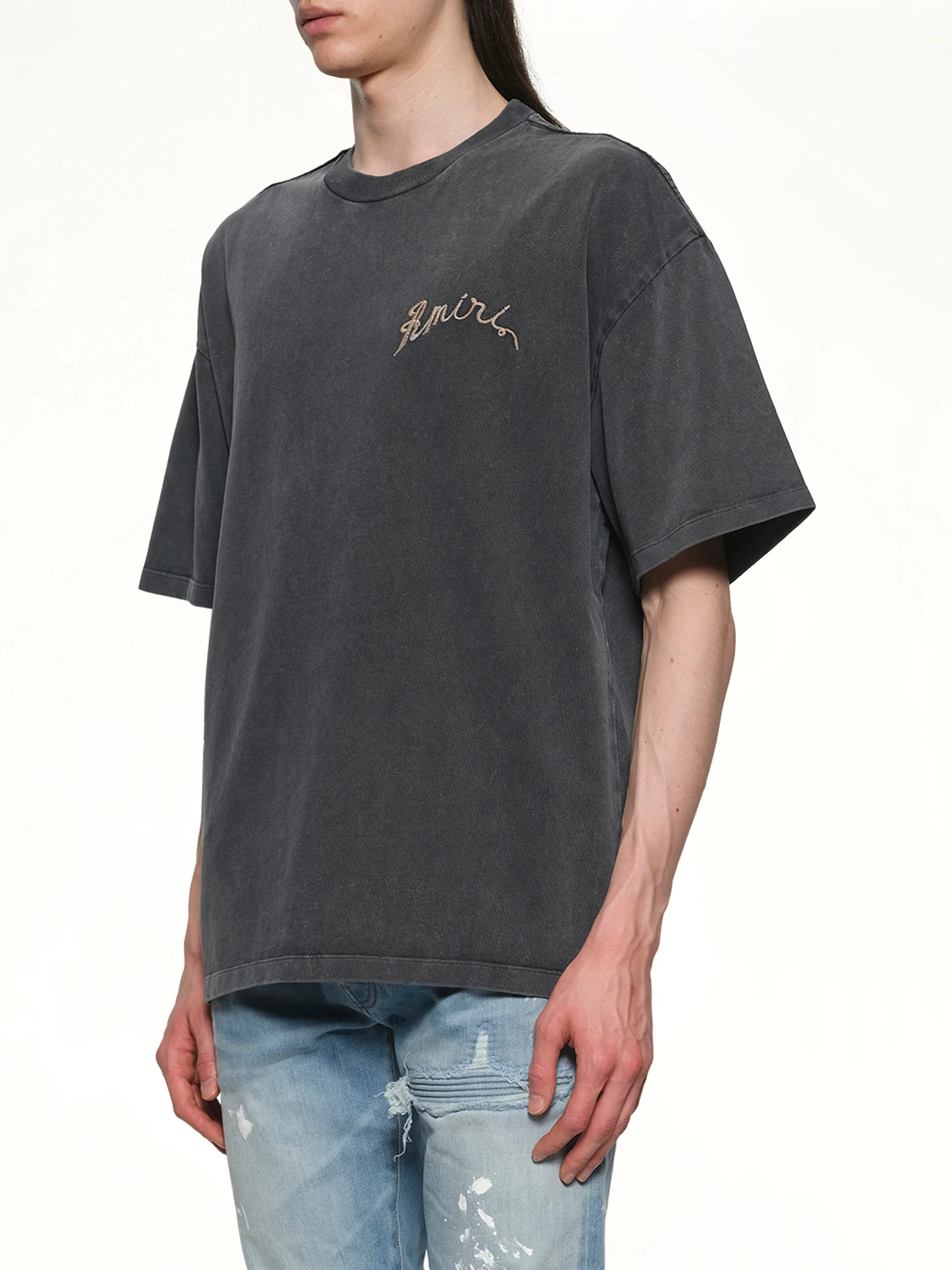 Amiri Dragon Overized Tee in Black - Image 3