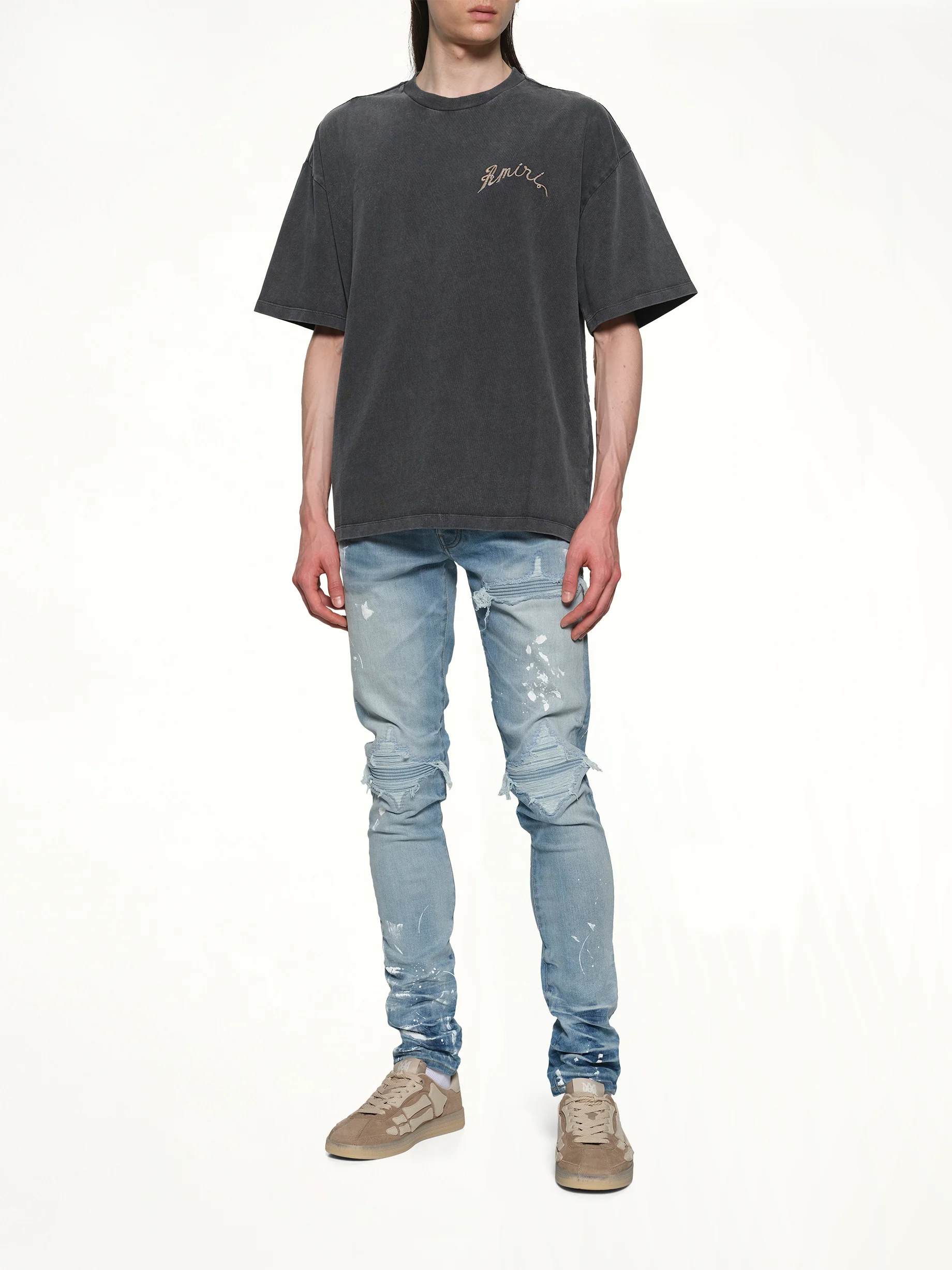 Amiri Dragon Overized Tee in Black - Image 4