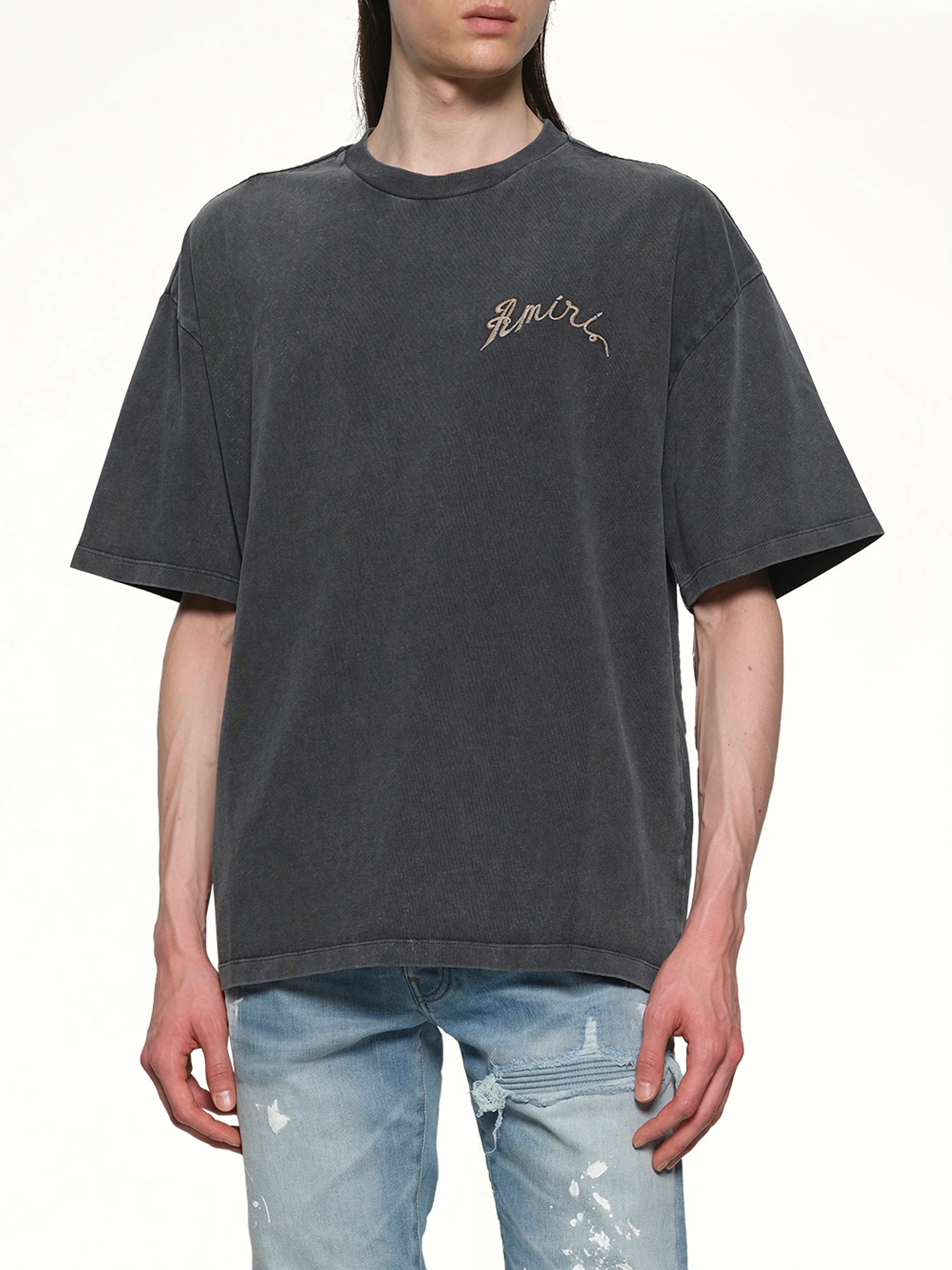 Amiri Dragon Overized Tee in Black - Image 6