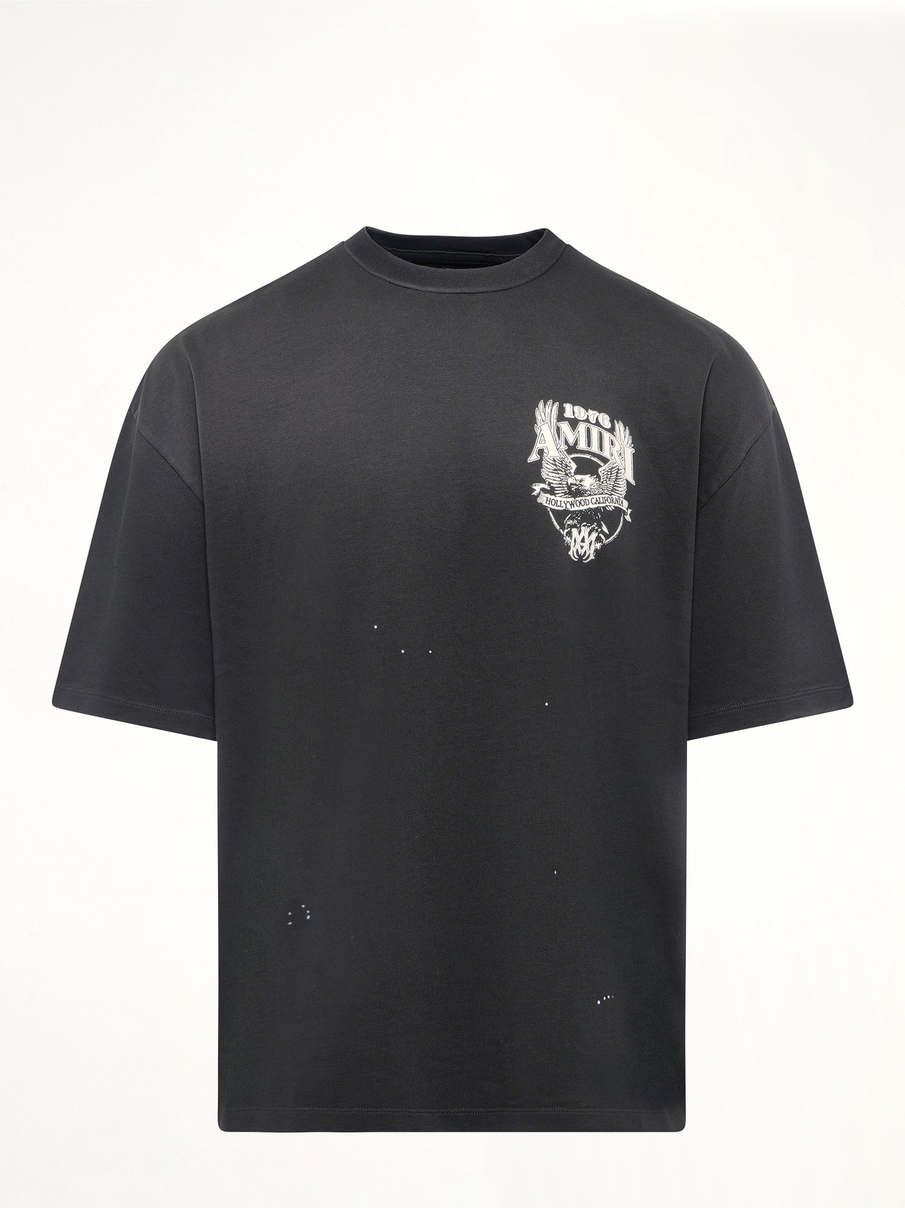 Amiri Eagle Oversized T-Shirt in Black - Image 2