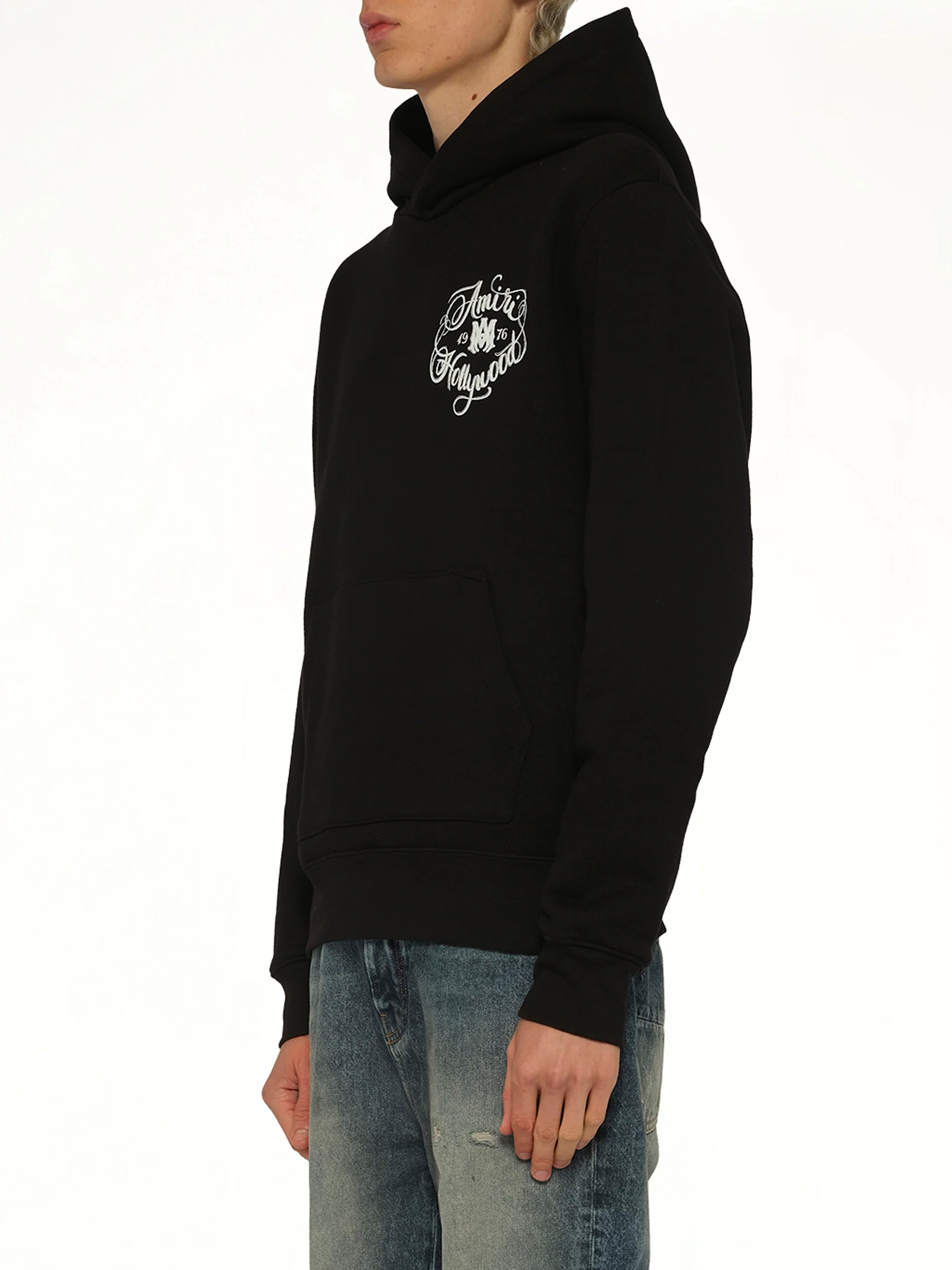 Amiri Hollywood Hoodie in Black - Image 3