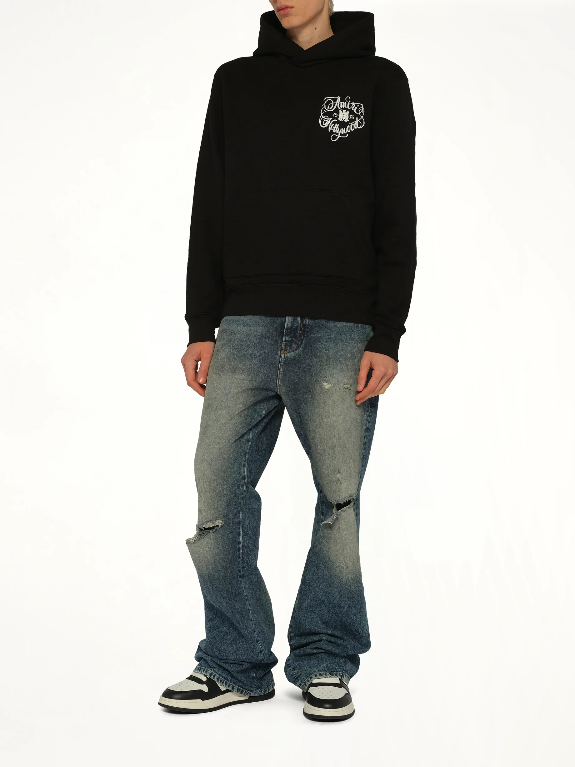 Amiri Hollywood Hoodie in Black - Image 4