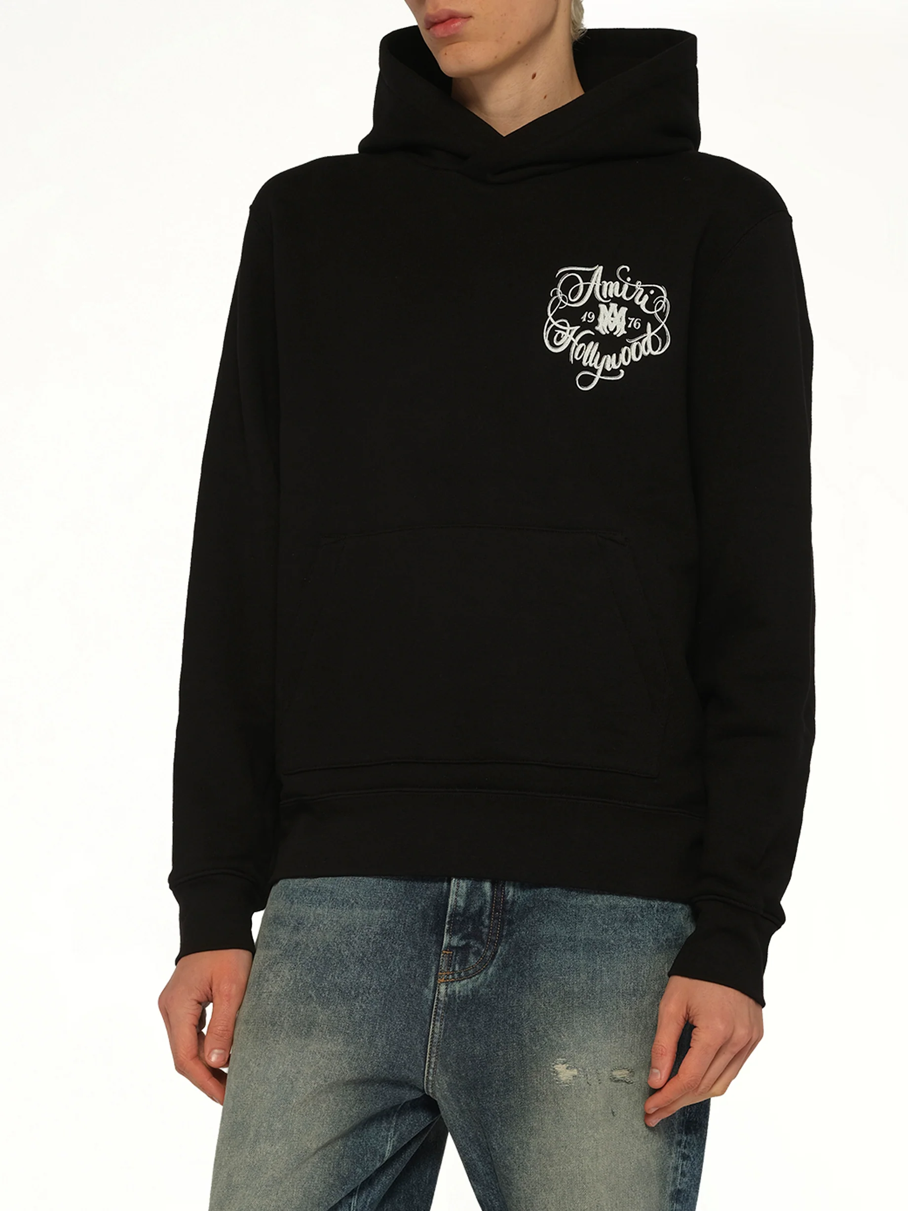 Amiri Hollywood Hoodie in Black - Image 6