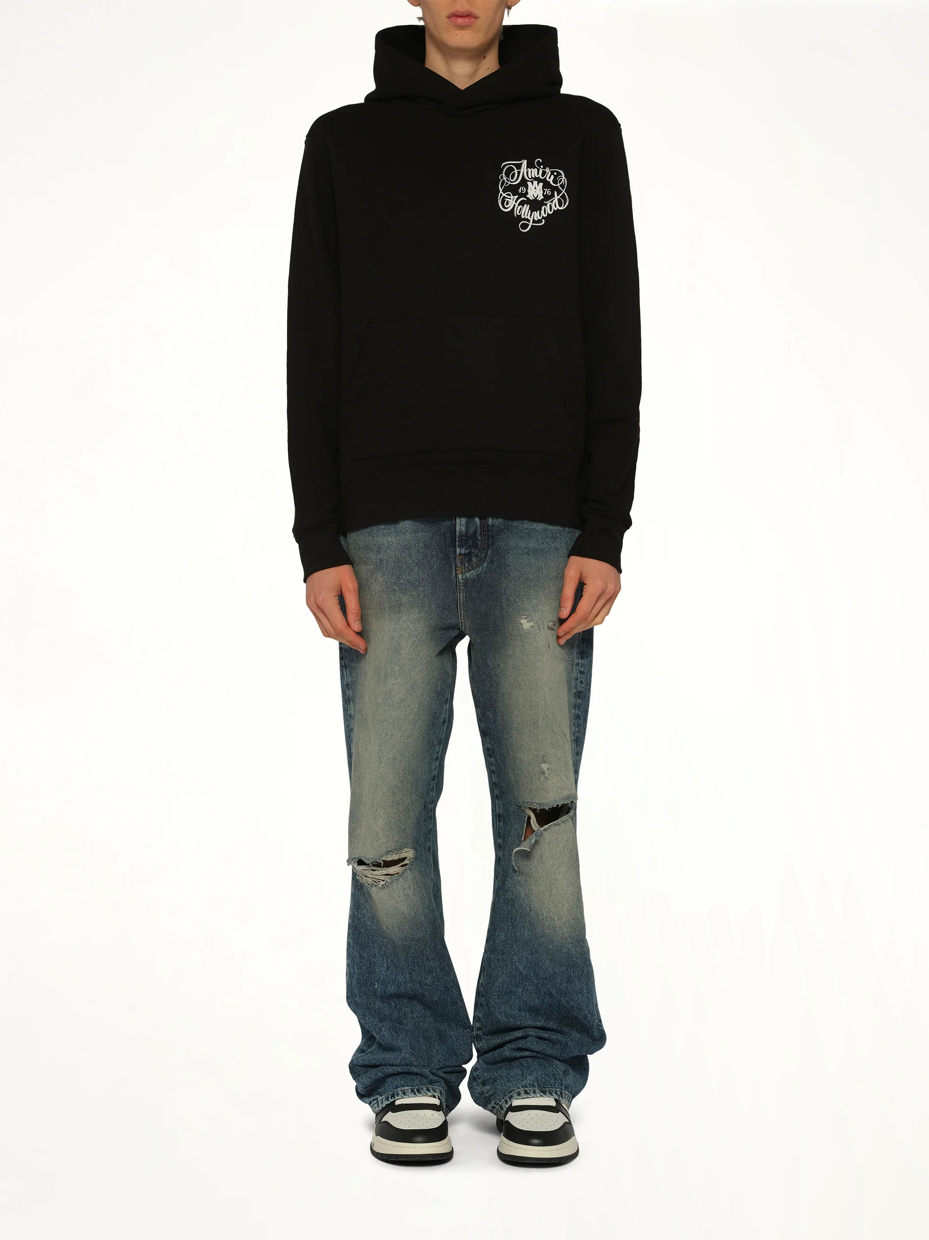 Amiri Hollywood Hoodie in Black - Image 7