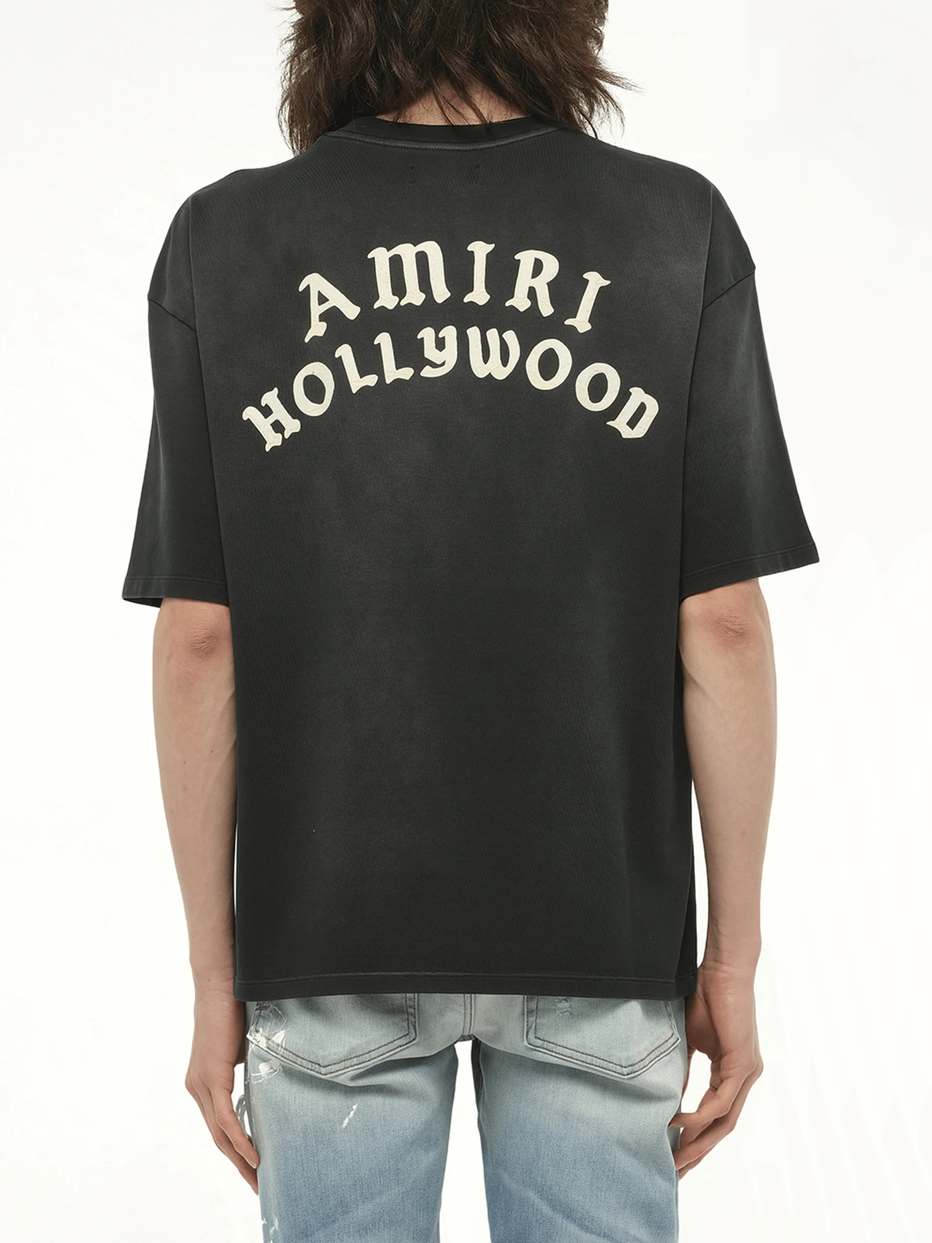 Amiri Hollywood T-Shirt in Black - Image 6