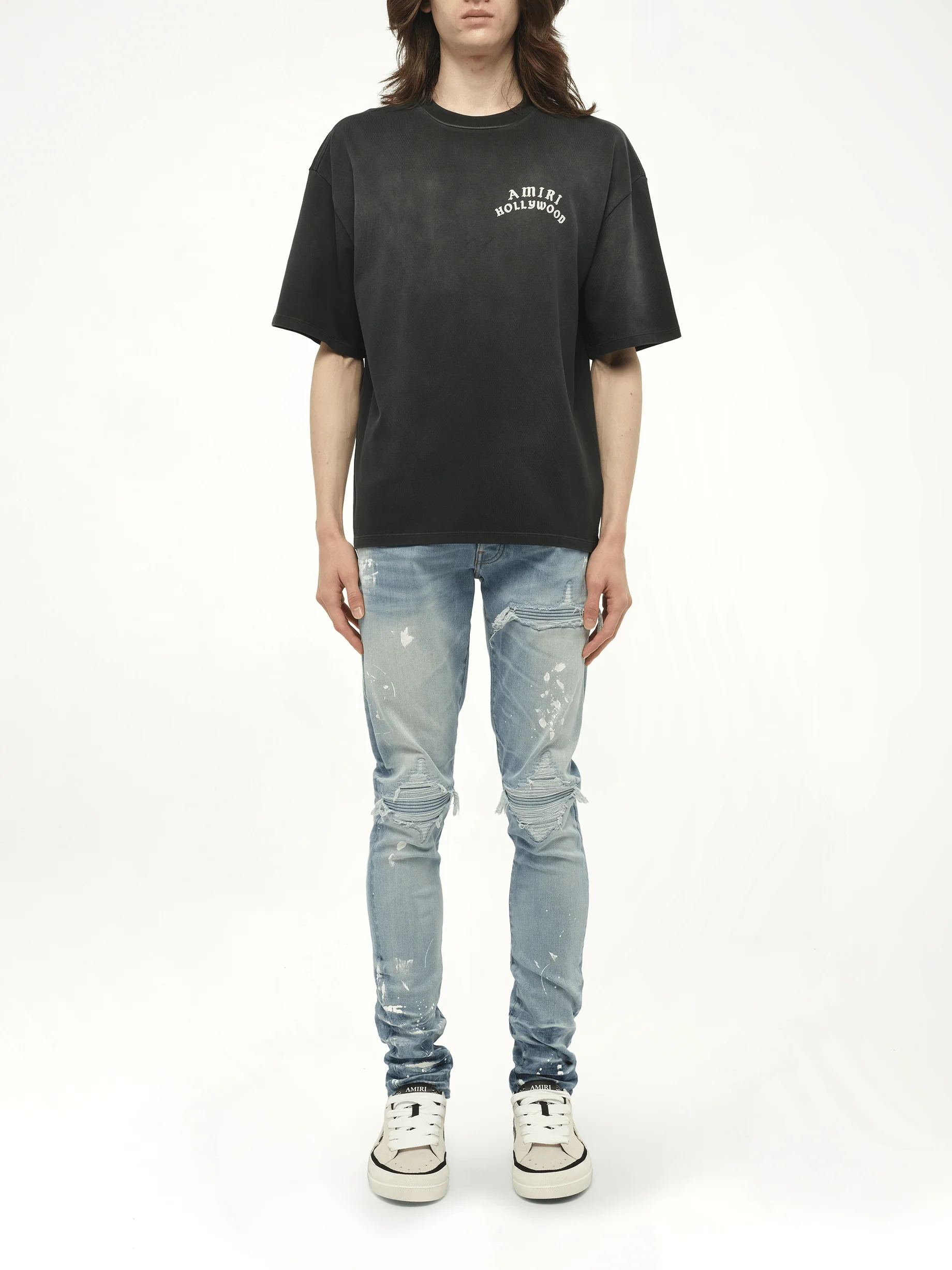 Amiri Hollywood T-Shirt in Black - Image 7