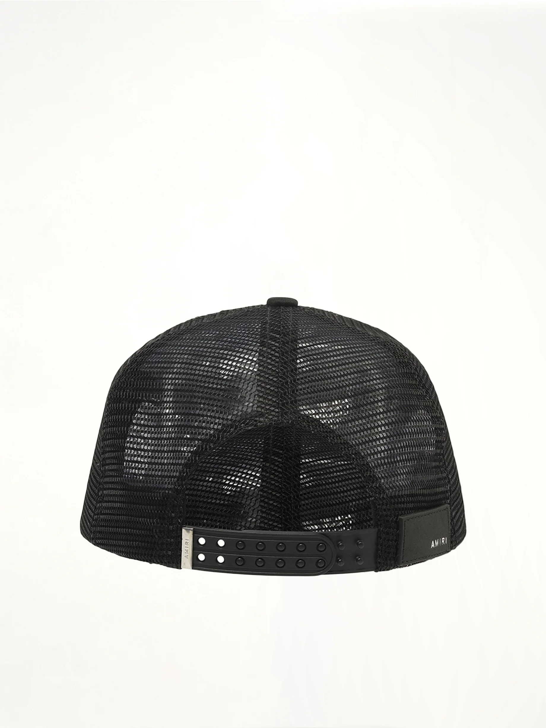 Amiri Hollywood Trucker Hat in Black/White - Image 3