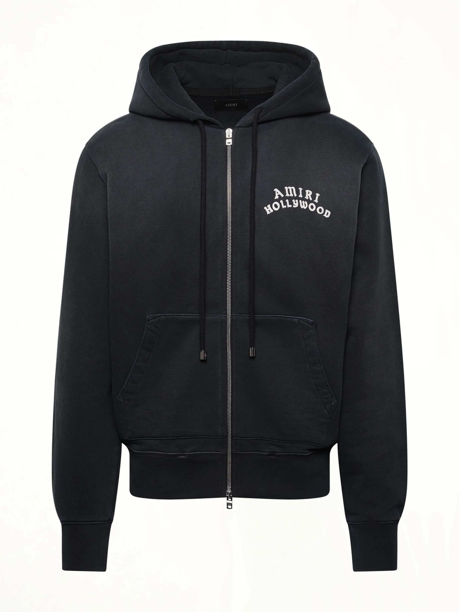 Amiri Hollywood Zip Hoodie in Black - Image 2