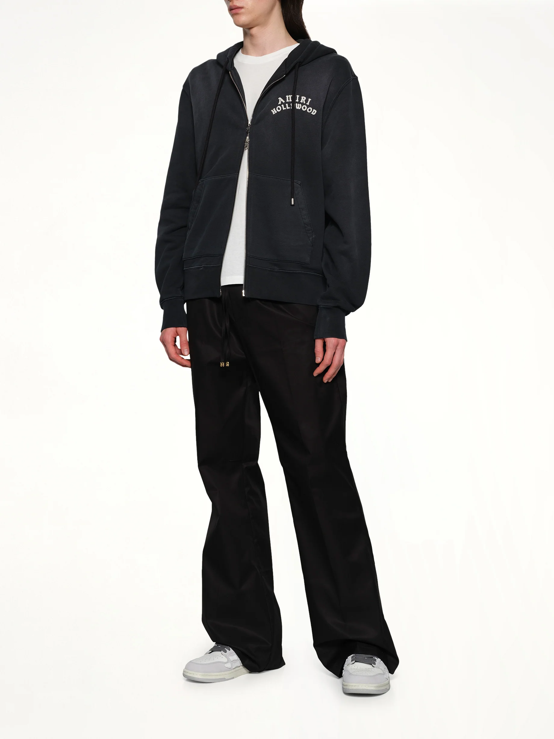 Amiri Hollywood Zip Hoodie in Black - Image 4
