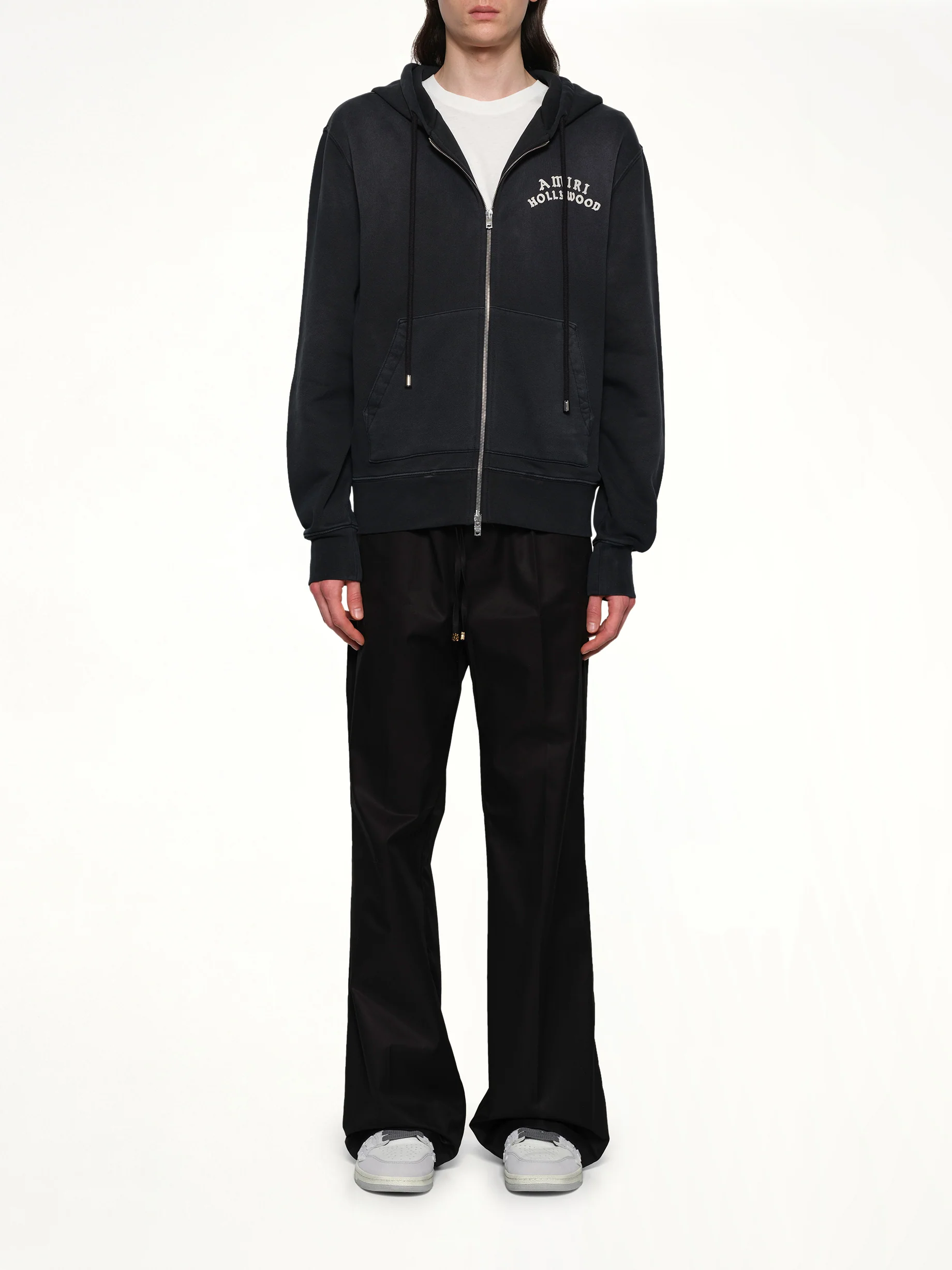 Amiri Hollywood Zip Hoodie in Black - Image 7