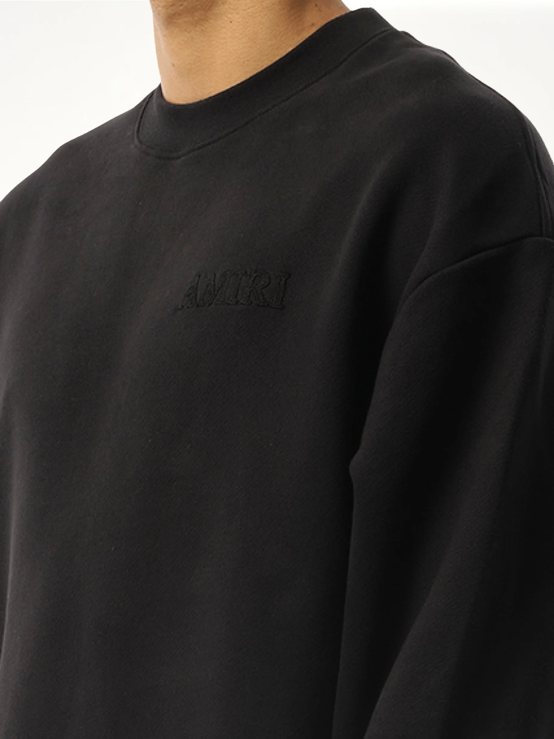 Amiri Oversized Sweatshirt in Black - Image 3
