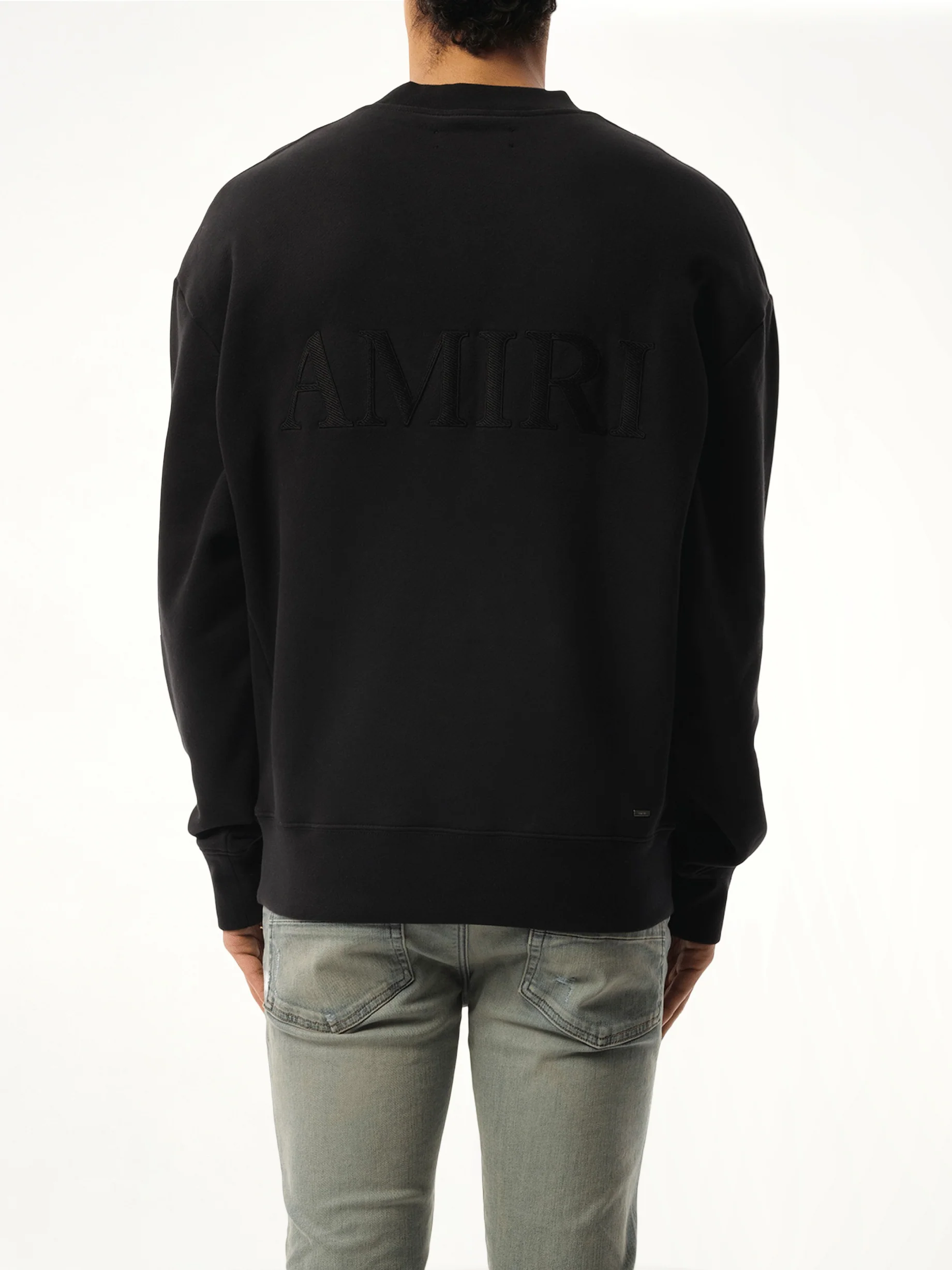 Amiri Oversized Sweatshirt in Black - Image 6