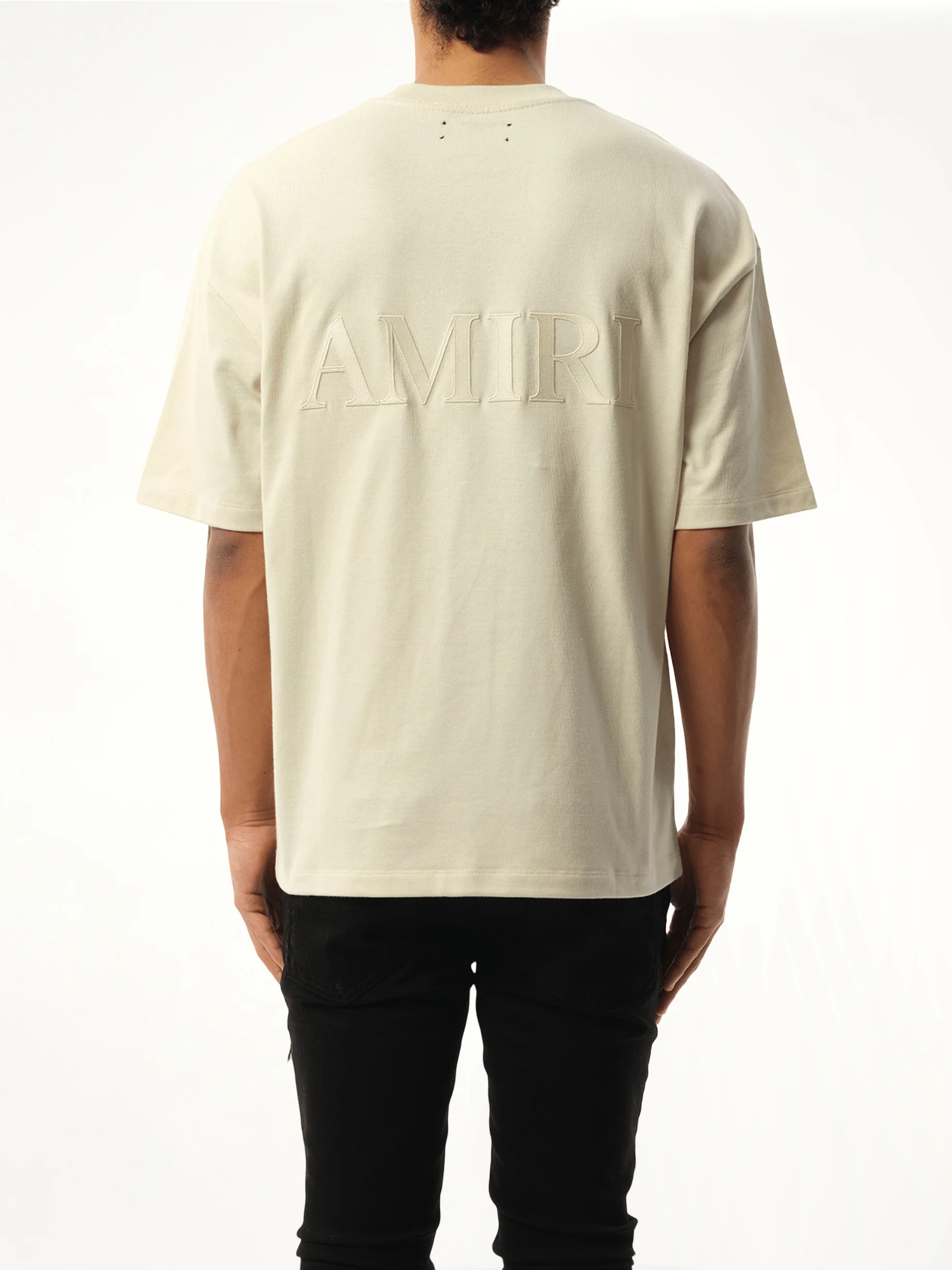 Amiri Oversized T-Shirt in Birch - Image 6