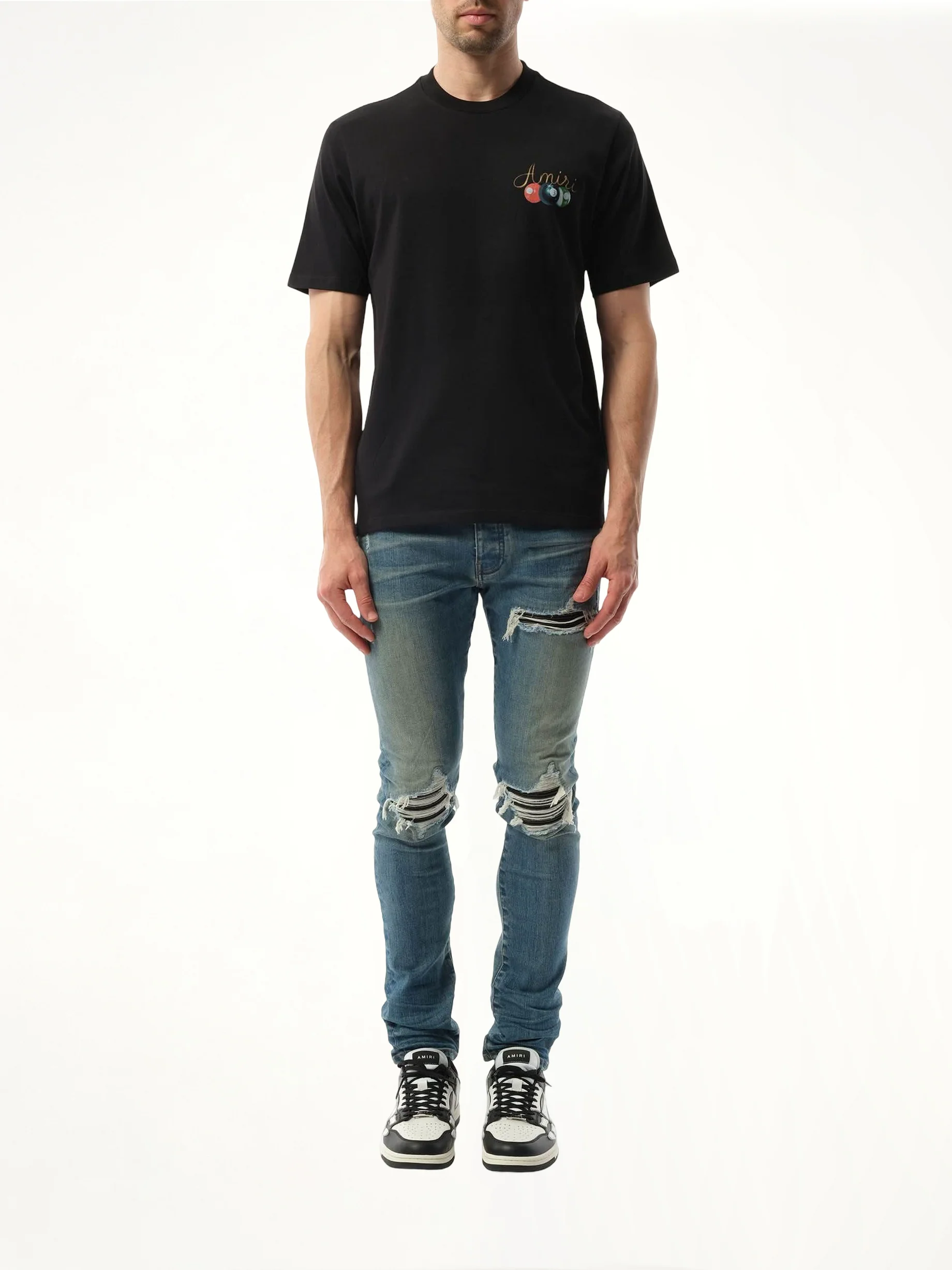 Amiri Pool Cue T-Shirt in Black - Image 3