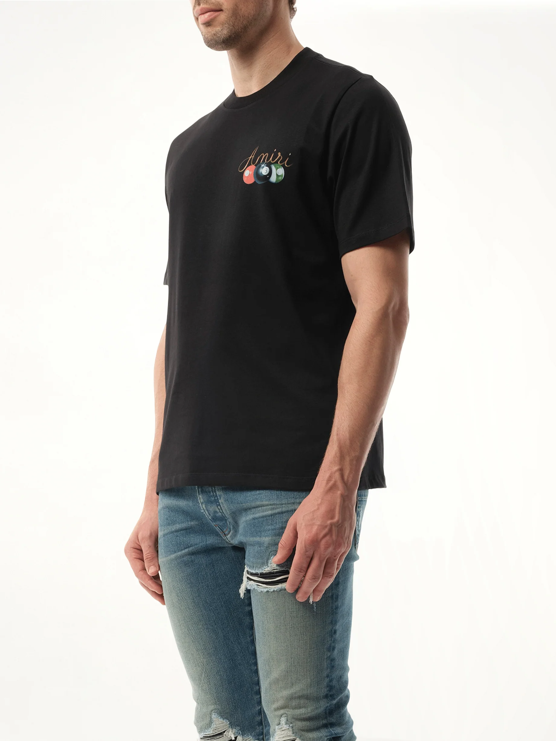 Amiri Pool Cue T-Shirt in Black - Image 4