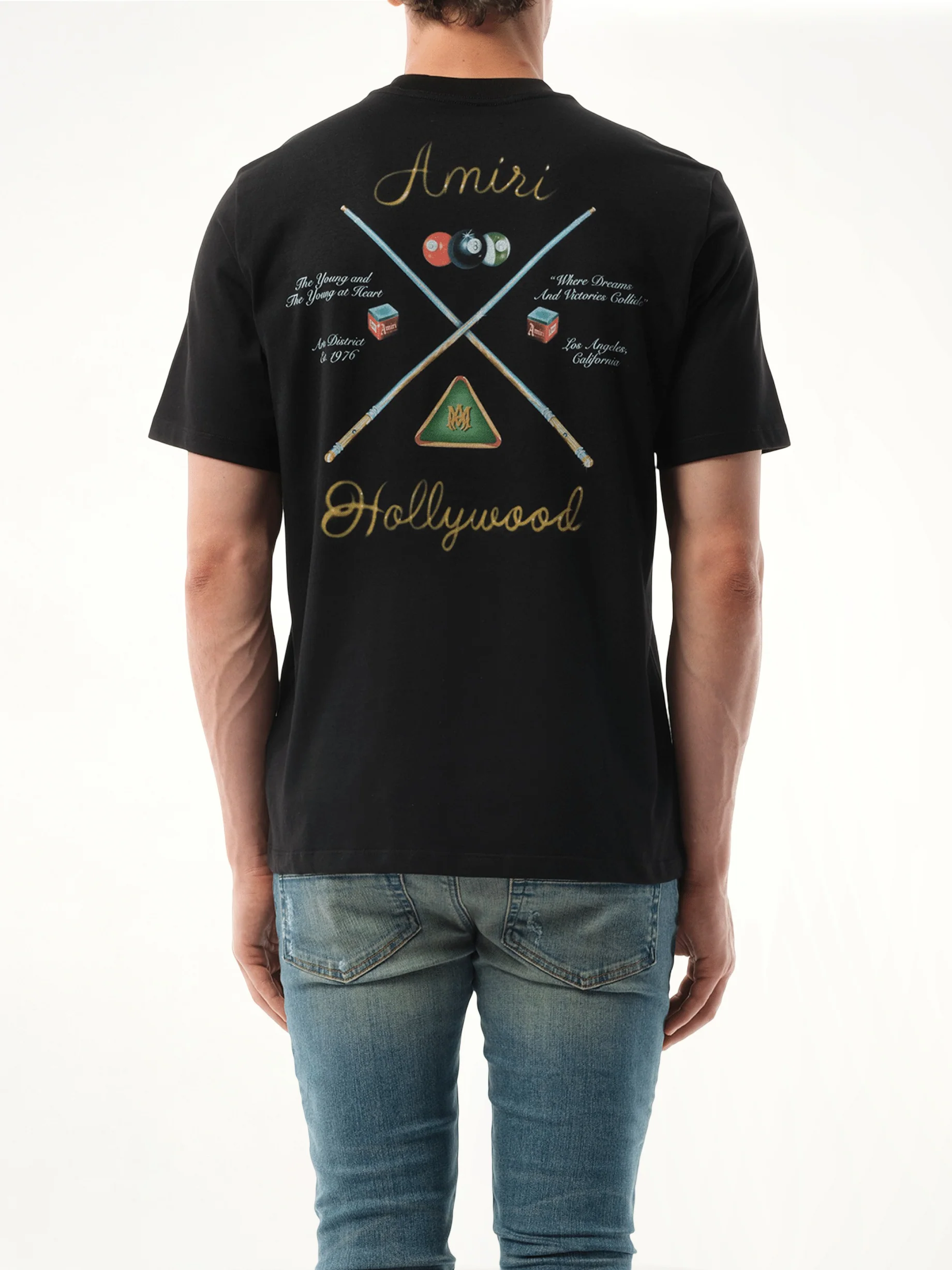 Amiri Pool Cue T-Shirt in Black - Image 5