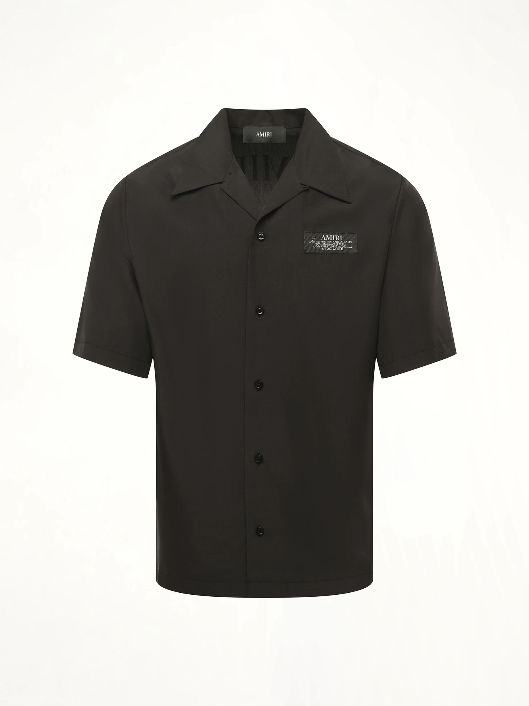 Amiri Spirit Bowling Shirt in Black - Image 2
