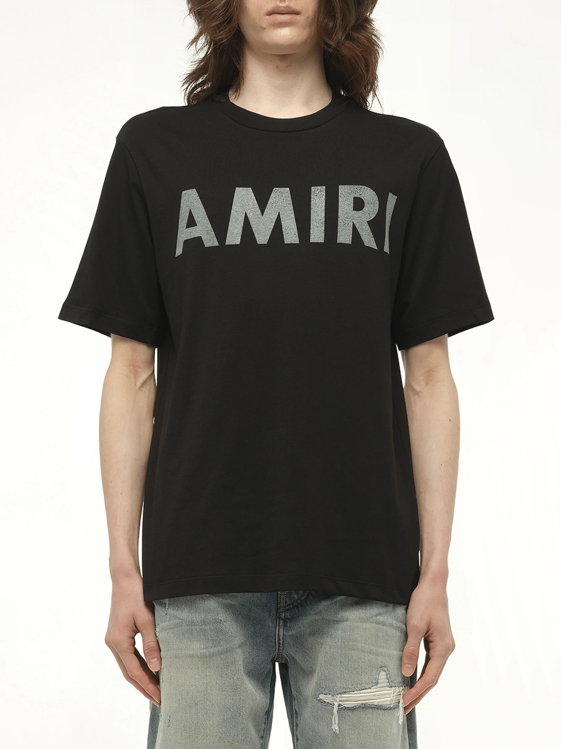 Amiri Stencil T-Shirt in Black