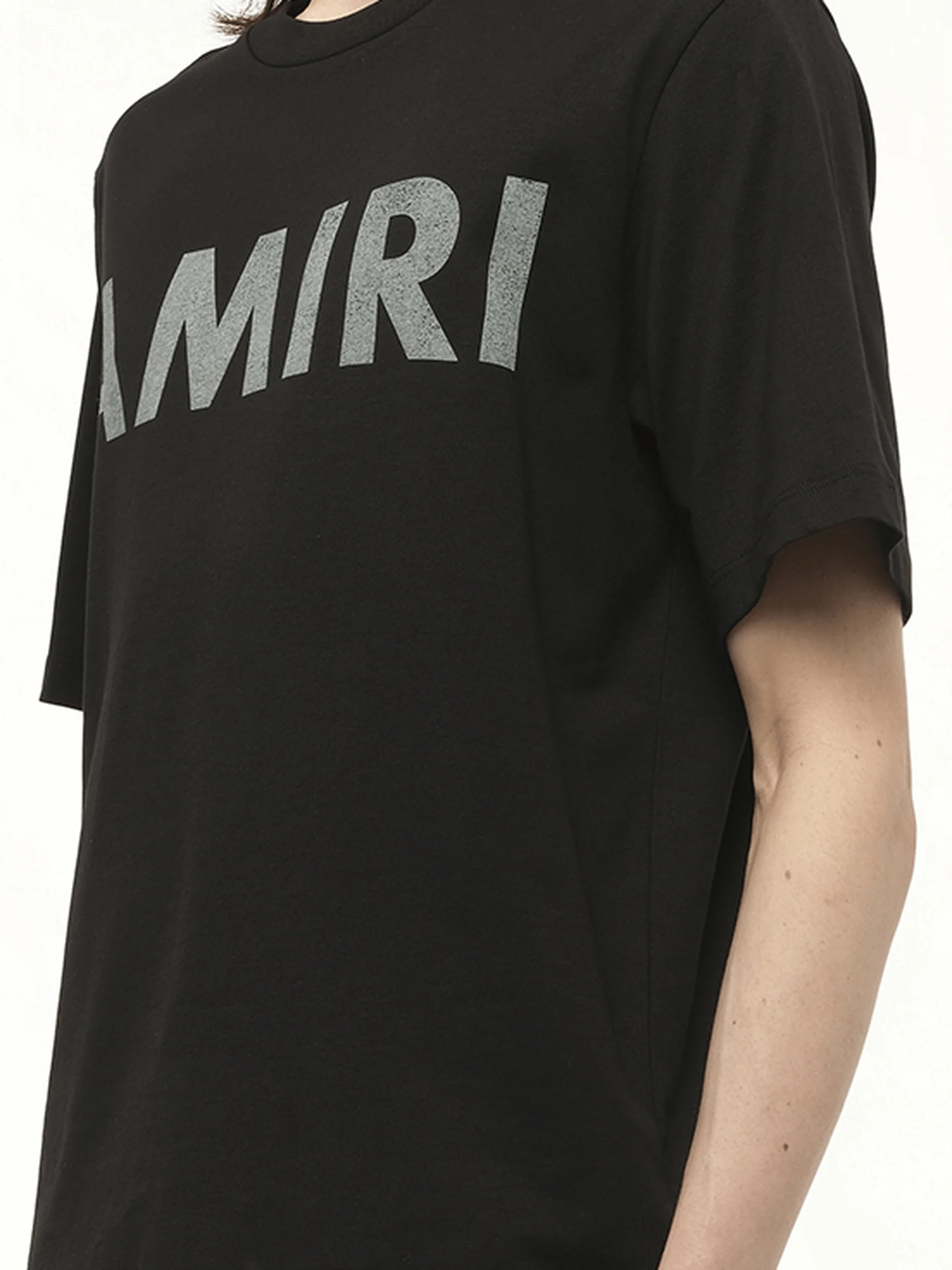 Amiri Stencil T-Shirt in Black - Image 3