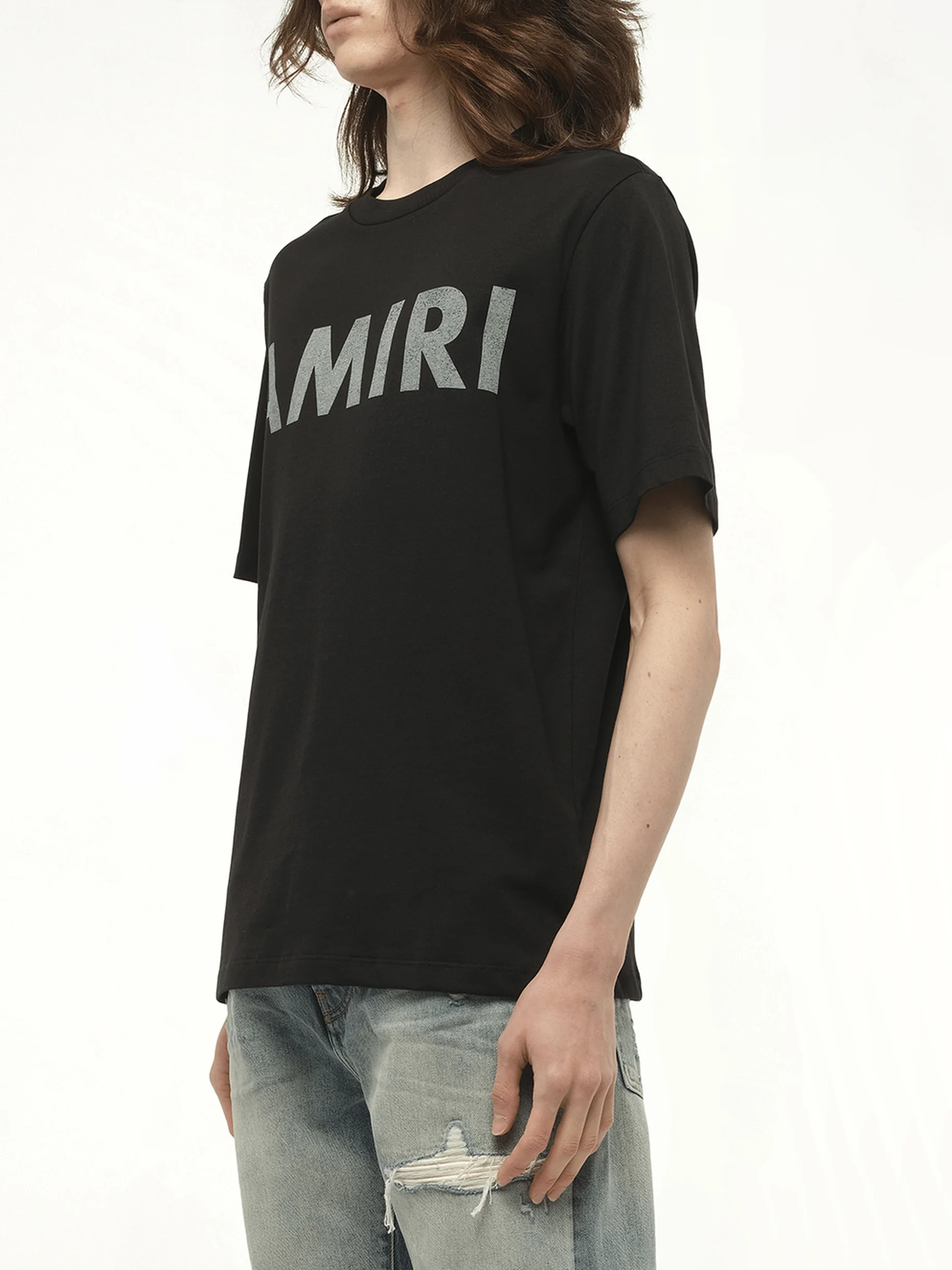 Amiri Stencil T-Shirt in Black - Image 5