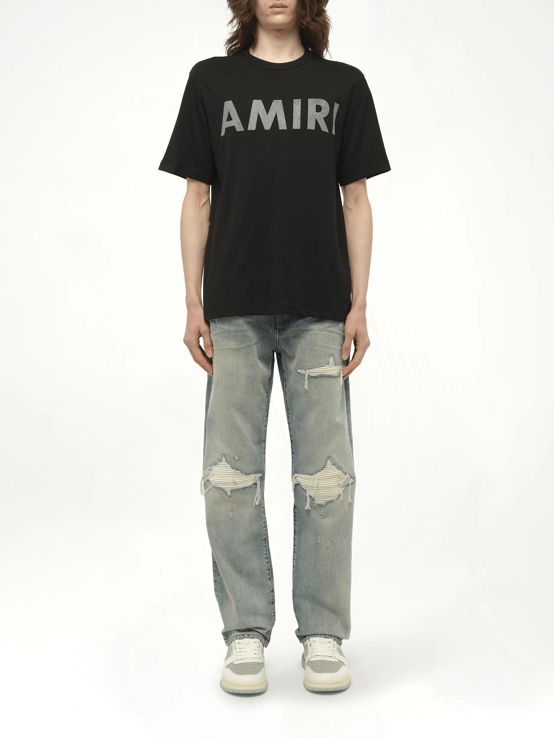 Amiri Stencil T-Shirt in Black - Image 7