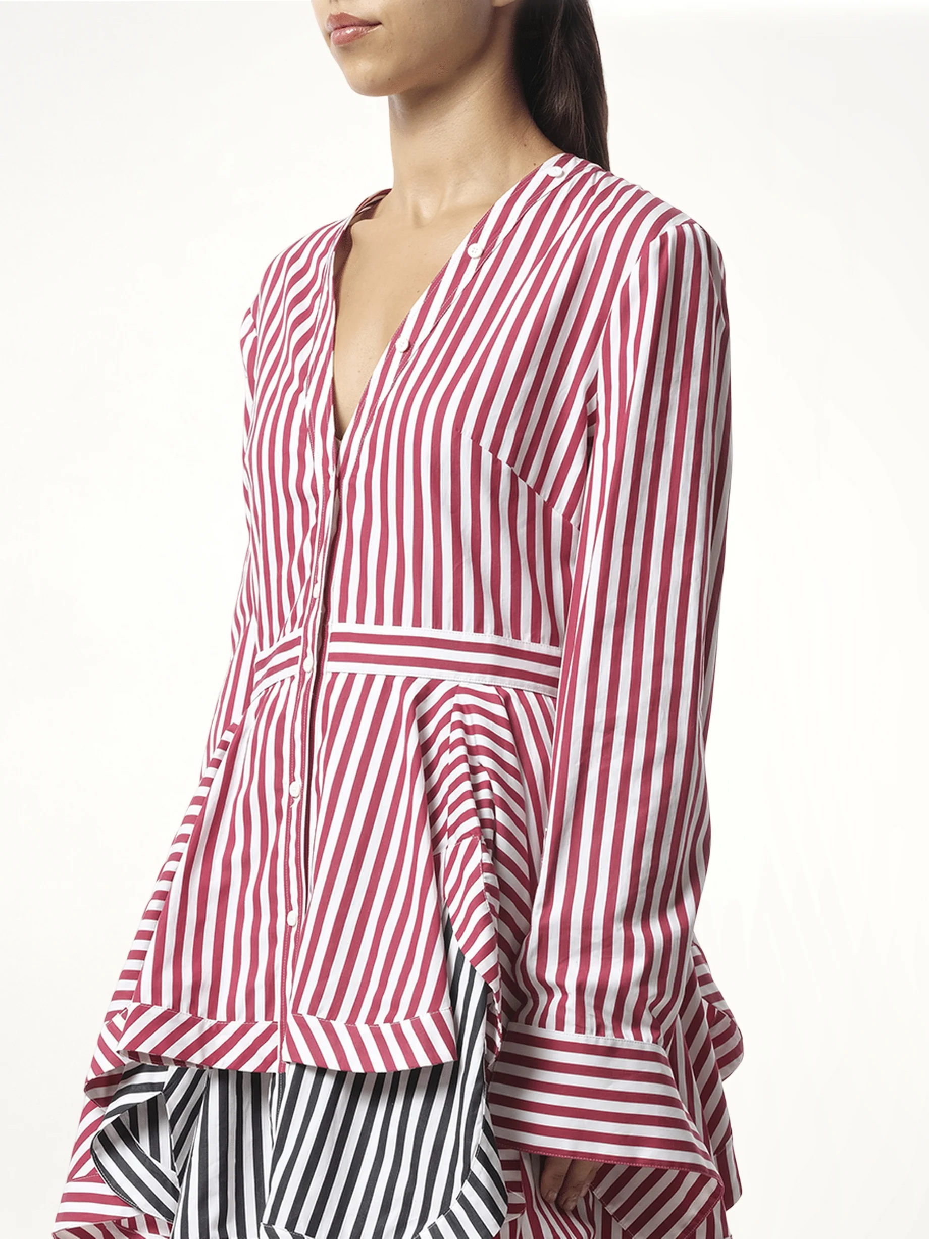 Stripe Shirt Dress - Image 2