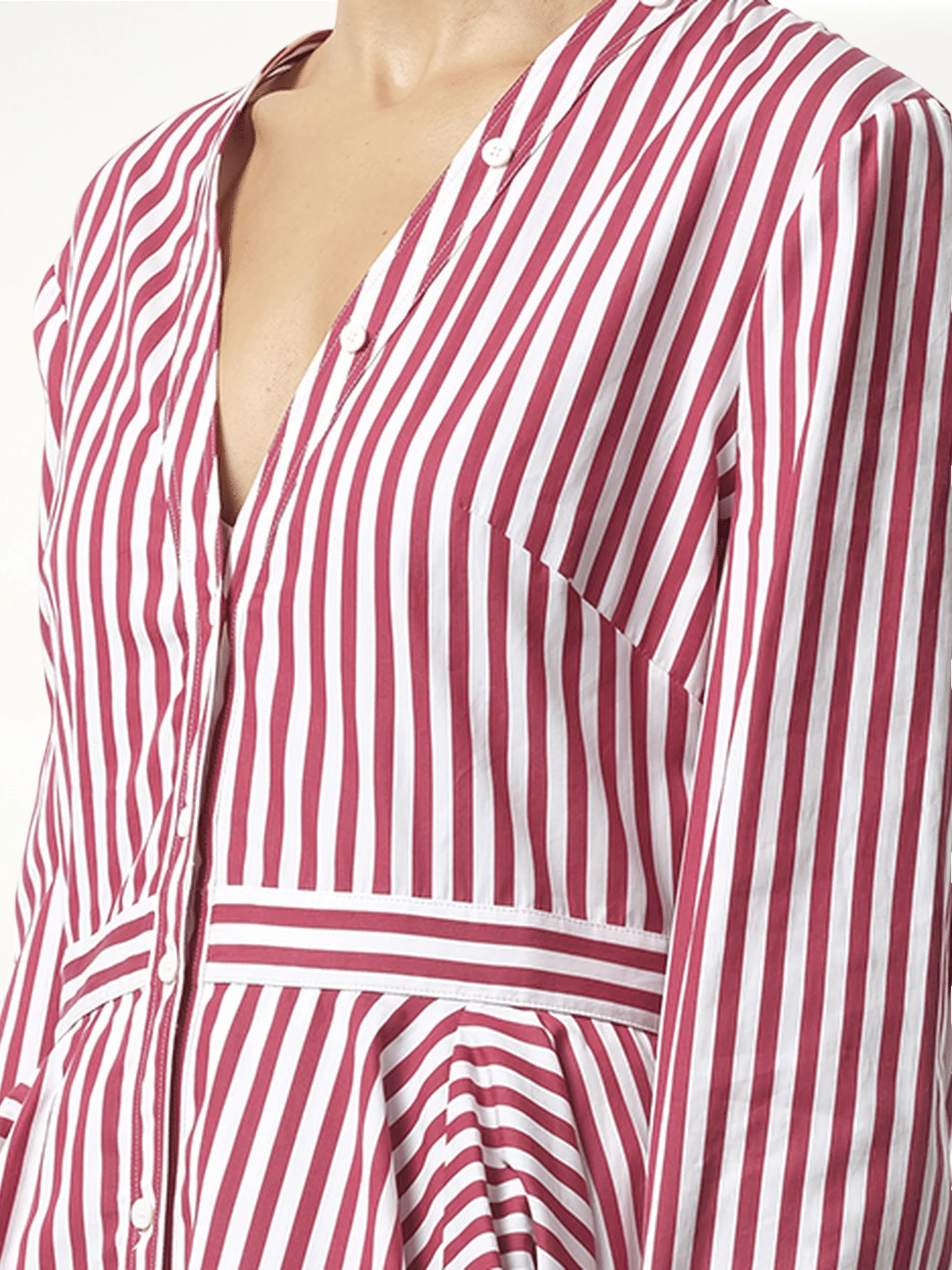 Stripe Shirt Dress - Image 3