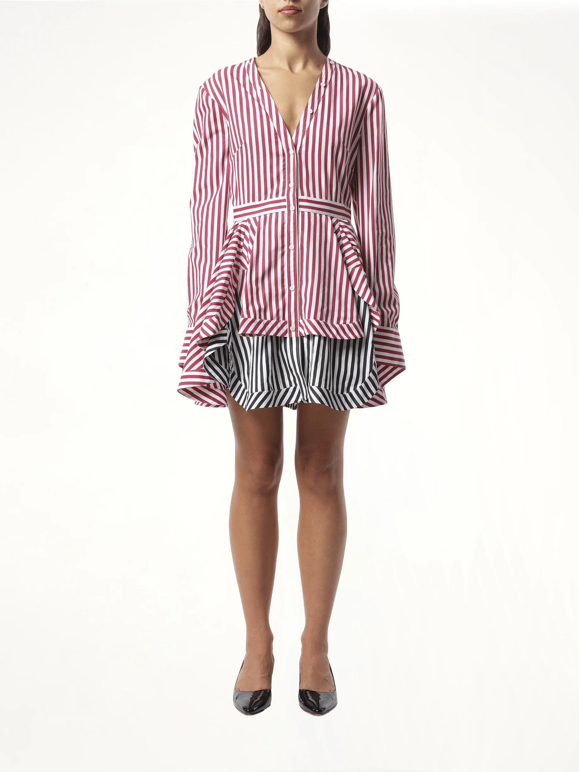 Stripe Shirt Dress - Image 4