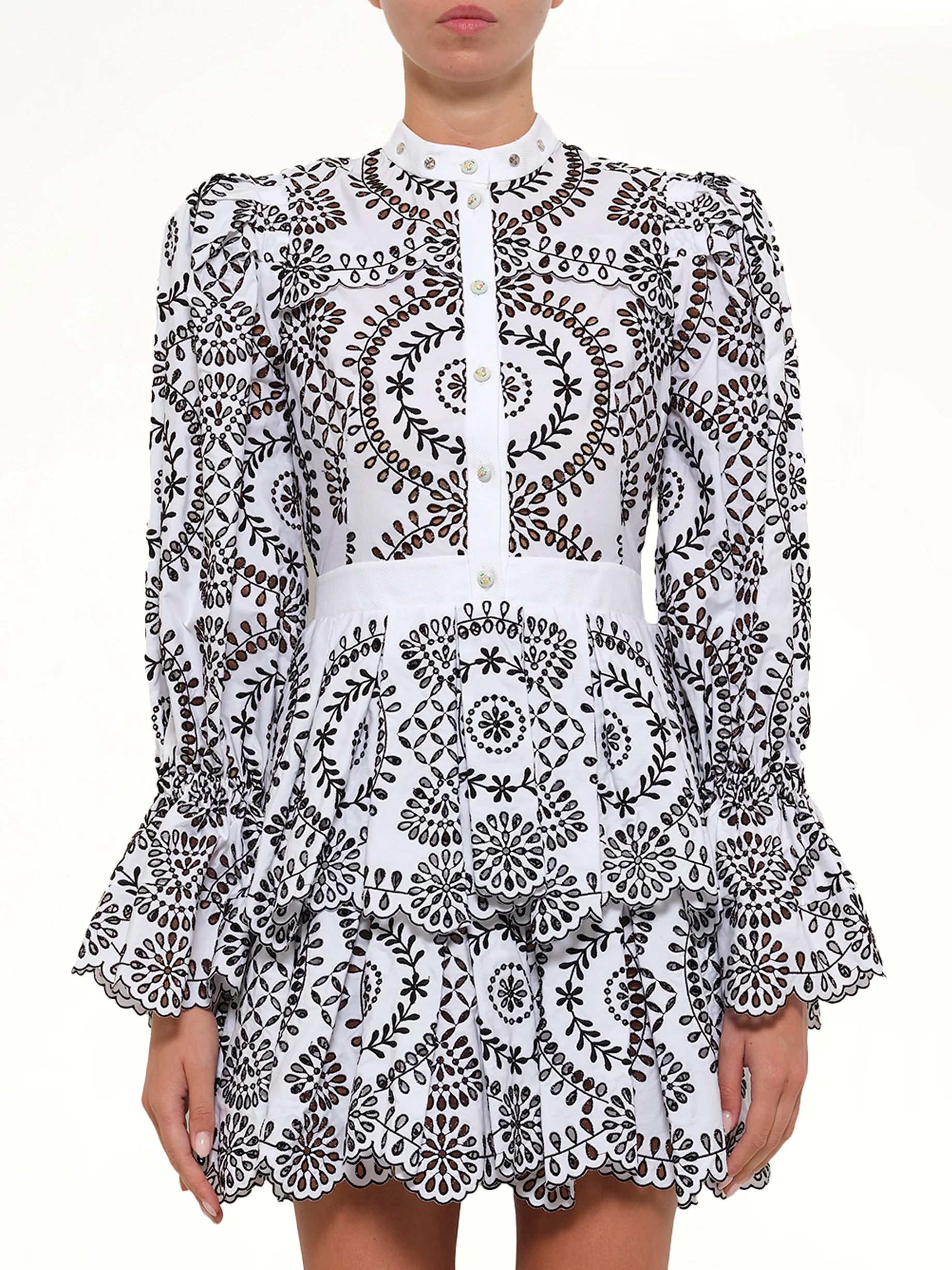 AMQ - Broderie Anglais Dress in 0910
