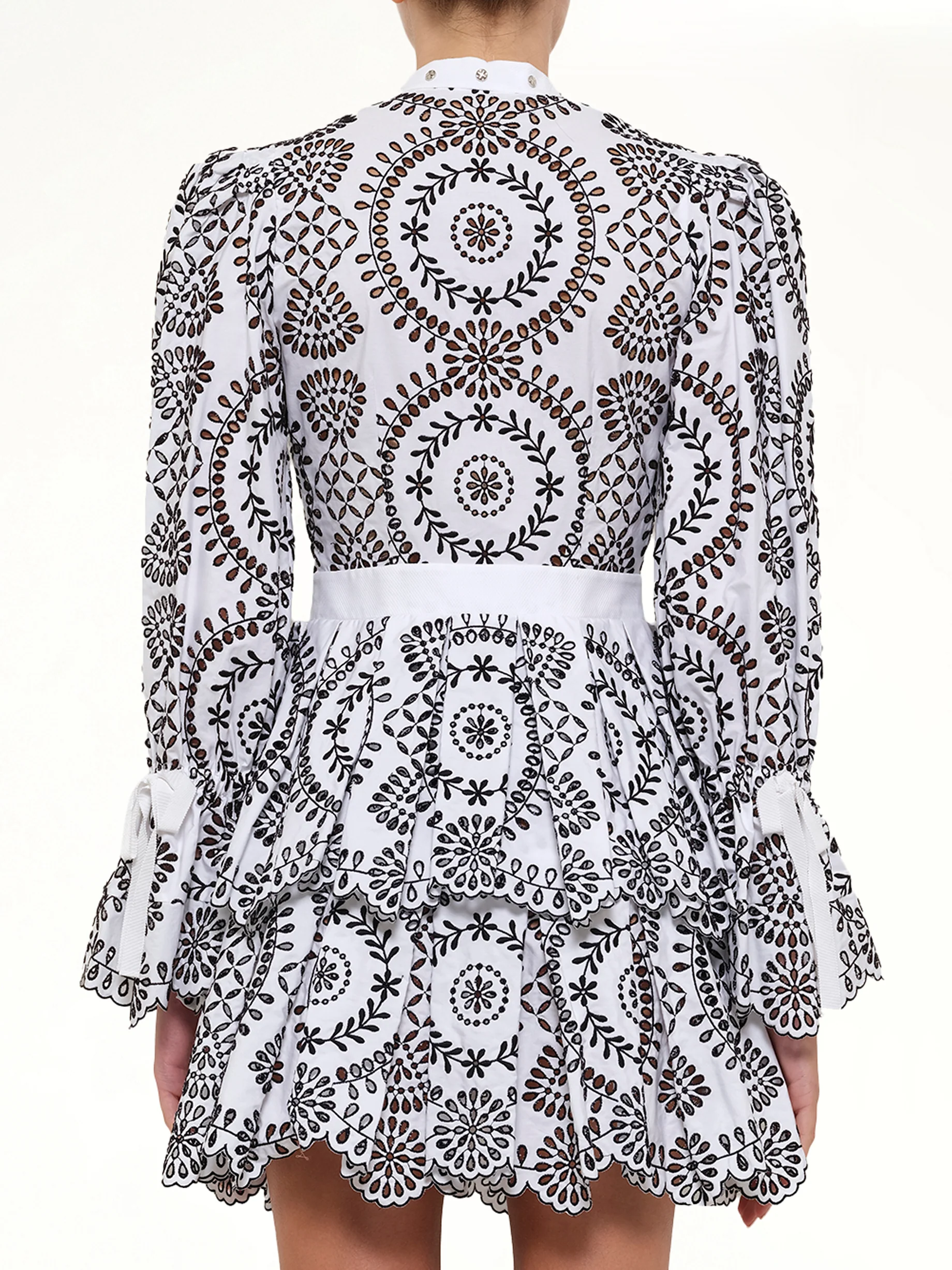AMQ - Broderie Anglais Dress in 0910 - Image 3