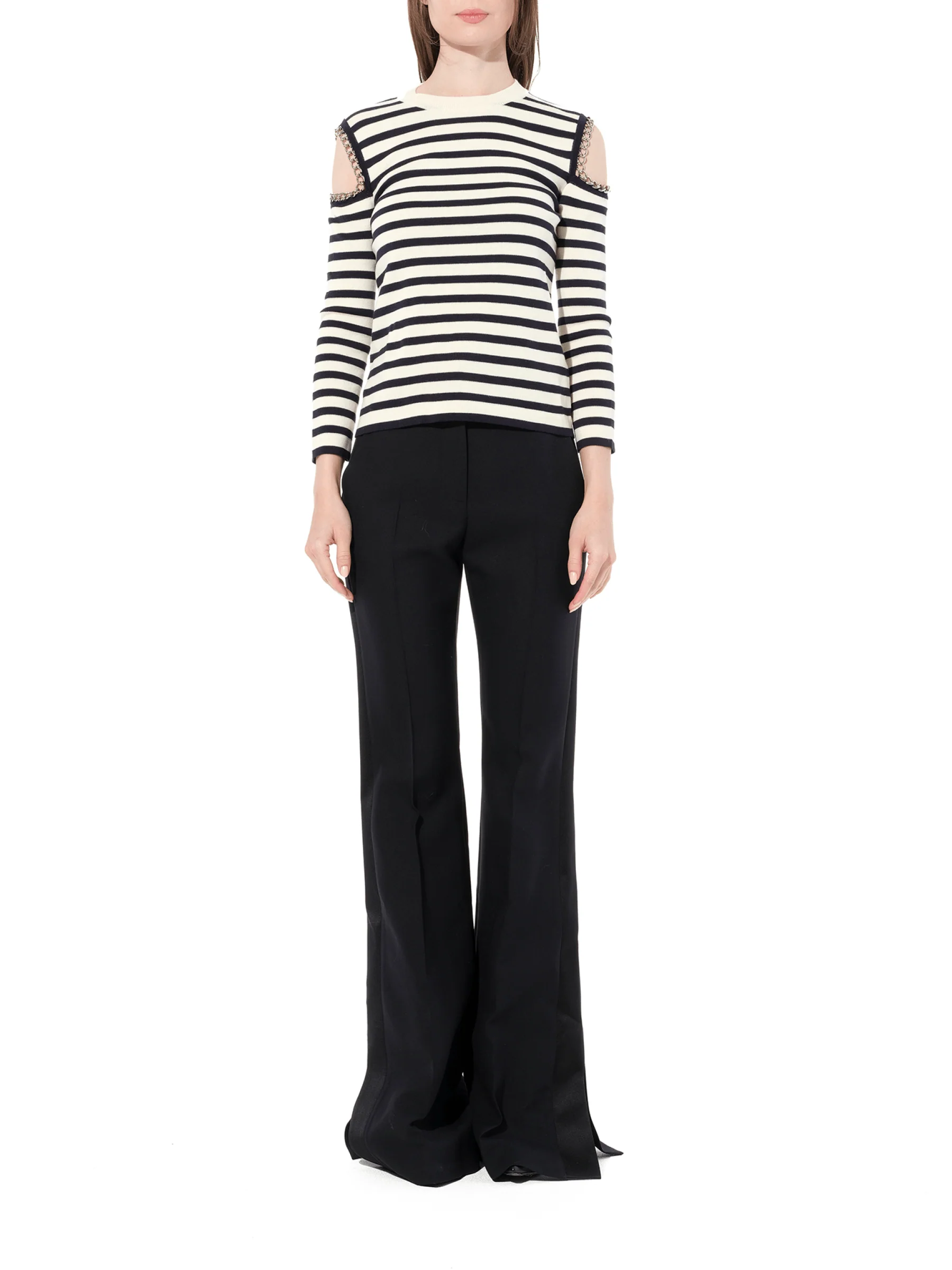 Crew Neck Knitwear Ivory - Image 4