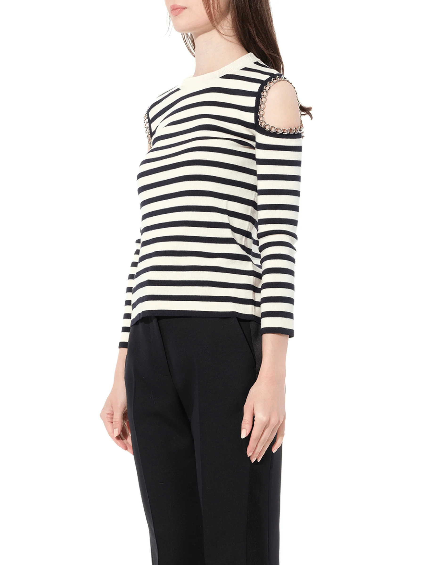 Crew Neck Knitwear Ivory - Image 5