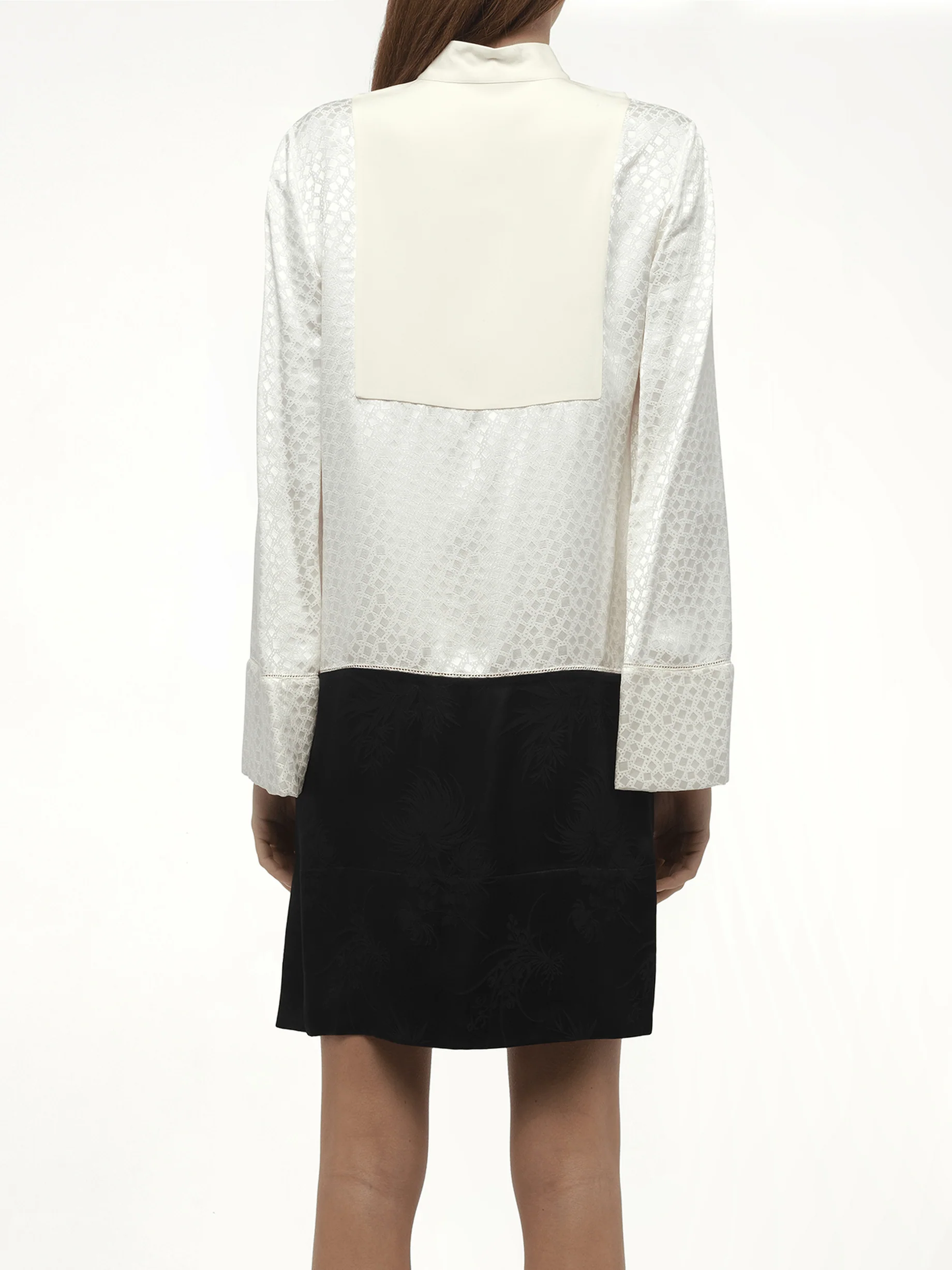 Amq - Dress in Bone/Blk - Image 6