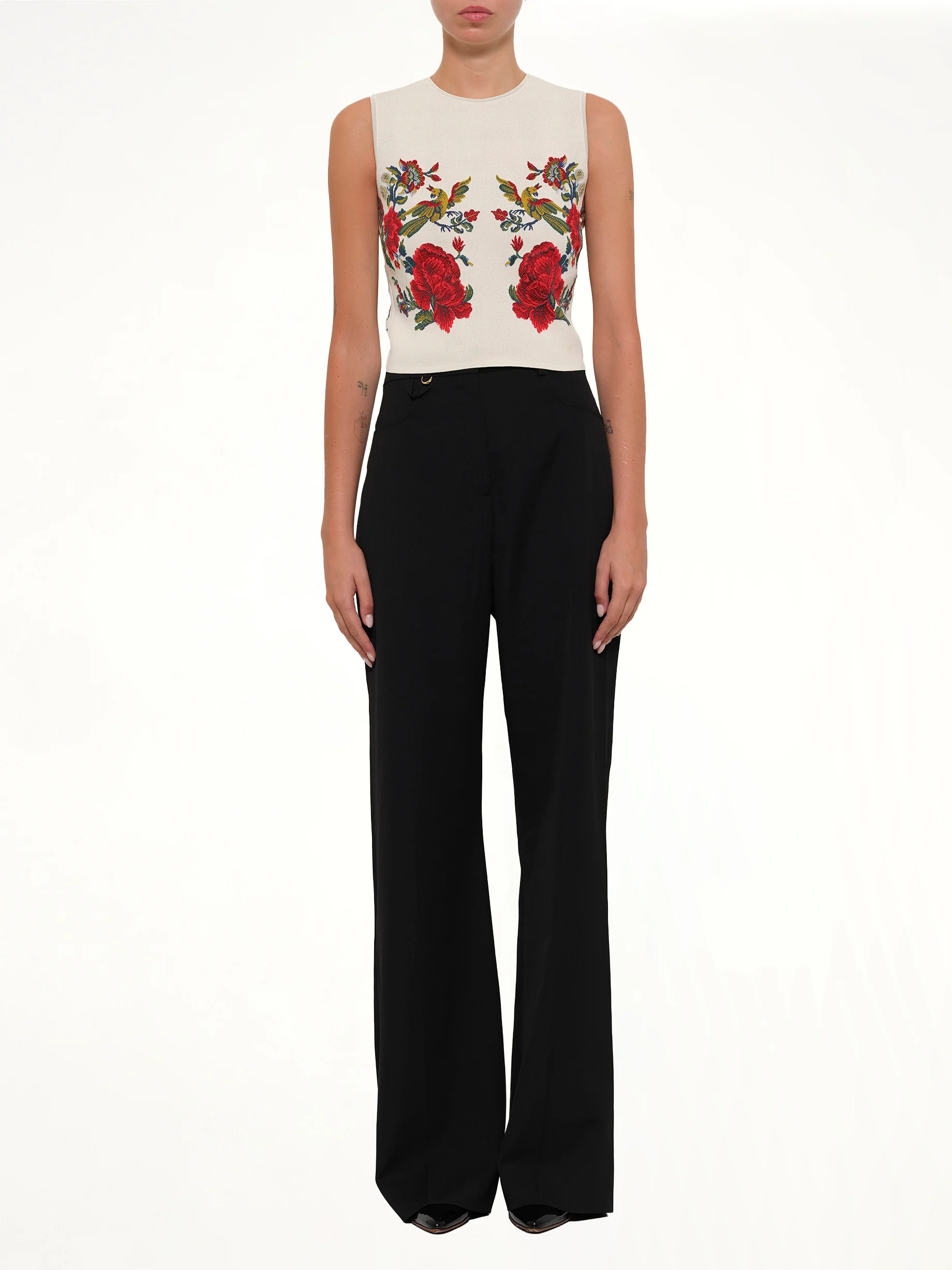 Engin Sleeveless Top in Ivory - Image 2