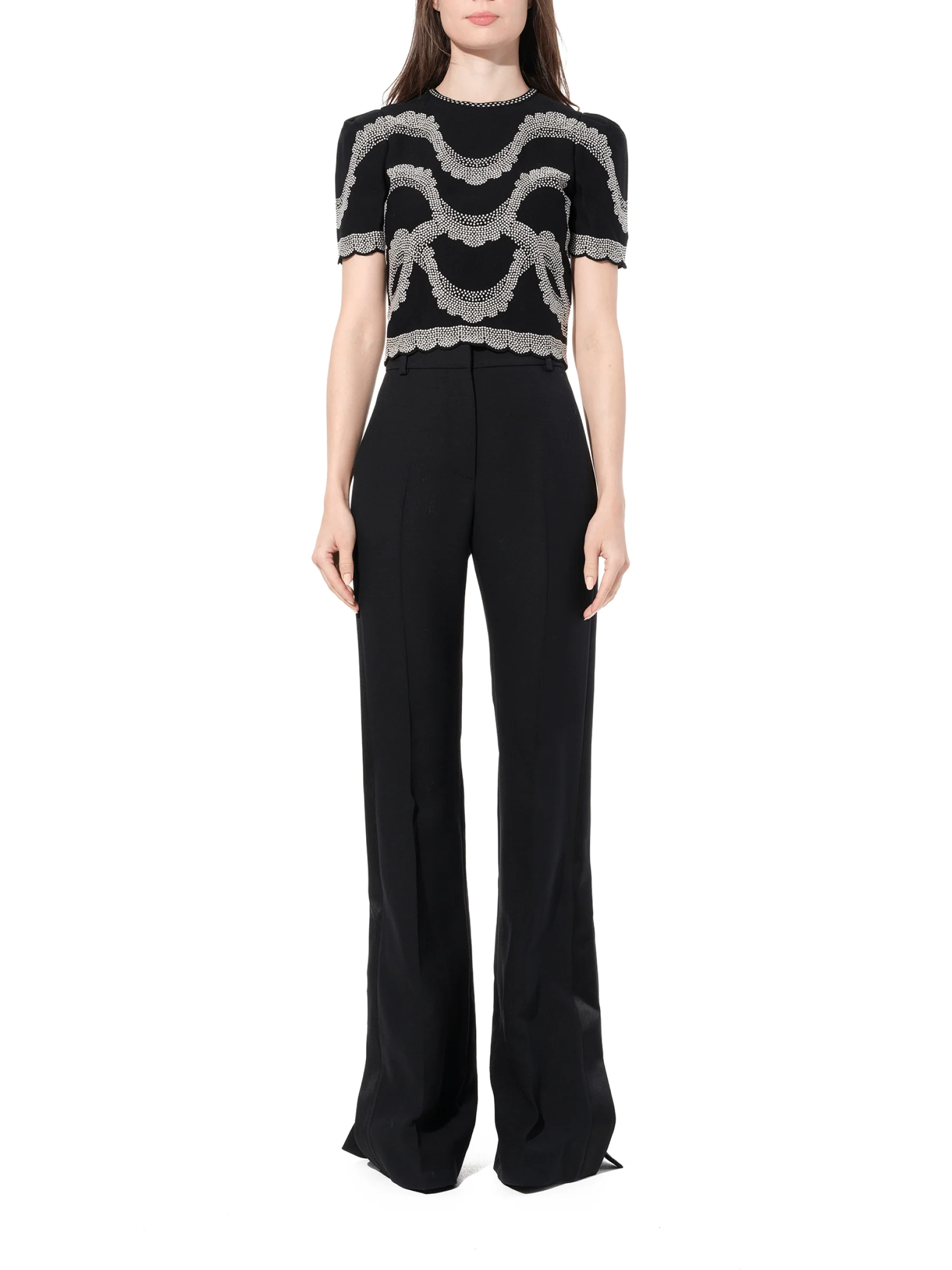 Short Sleeve Top in Black - Image 4