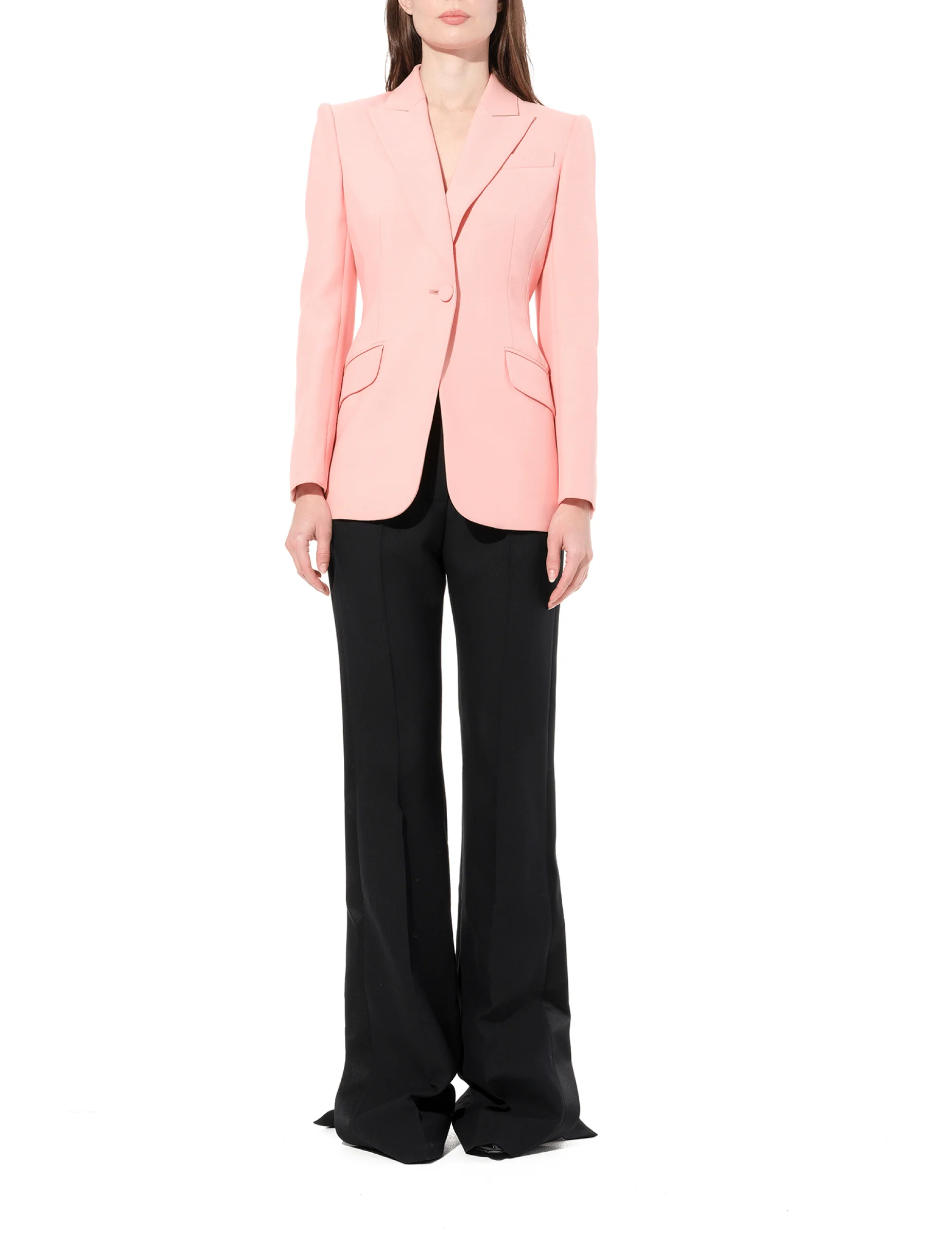 Straight Shoulder Jacket in Anemone - Image 4