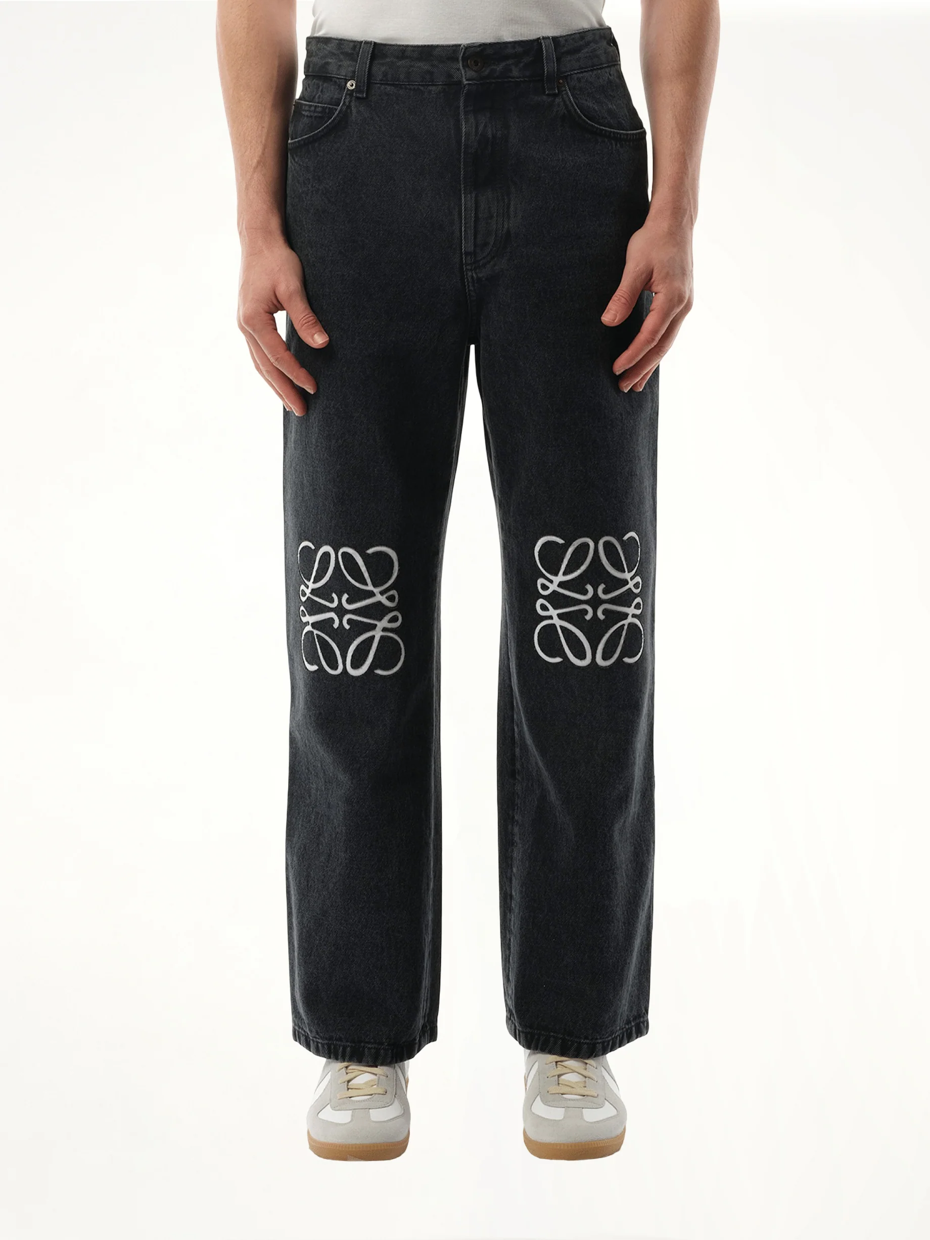 Anagram Baggy Jeans AF in Black