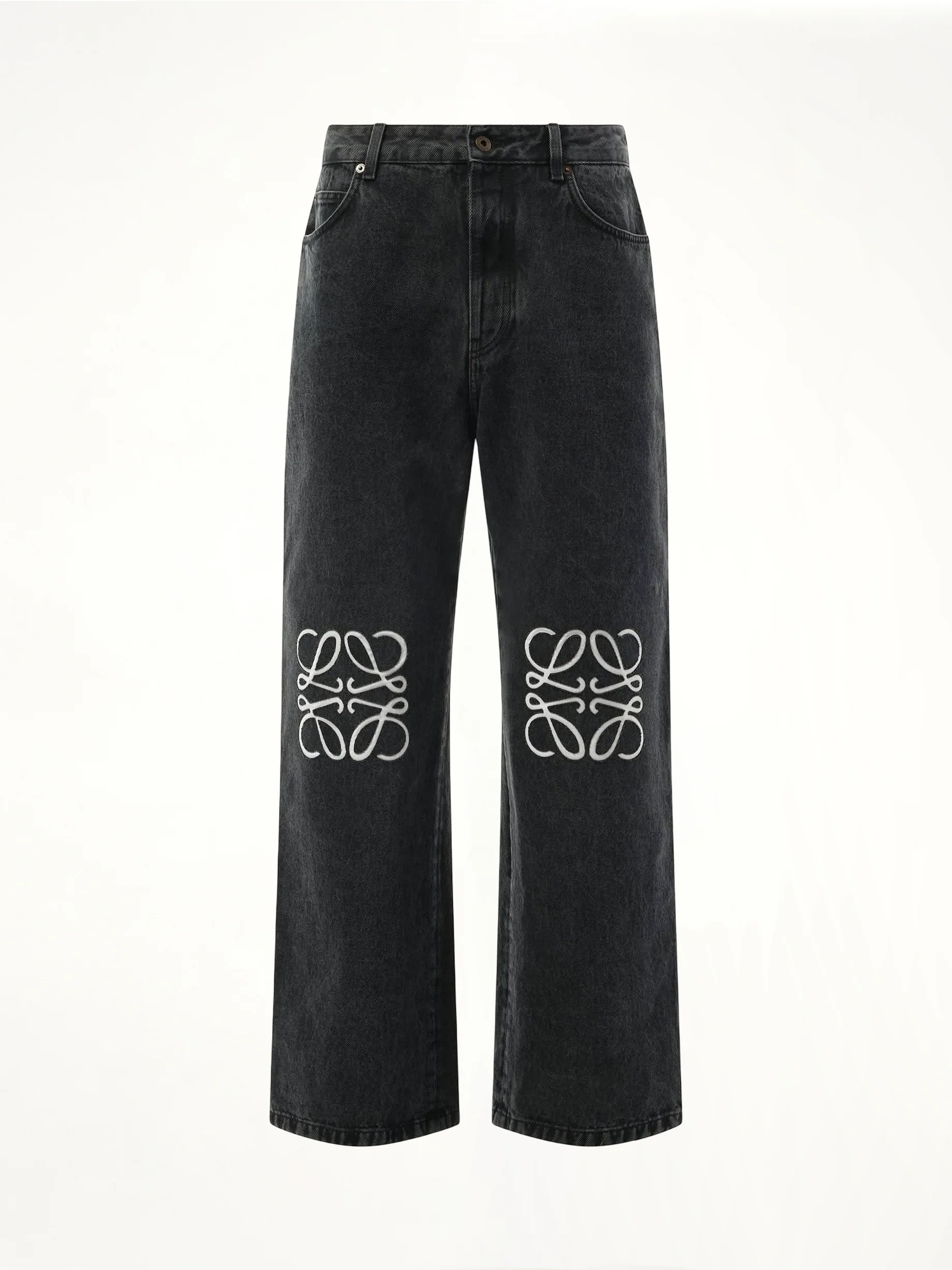 Anagram Baggy Jeans AF in Black - Image 2