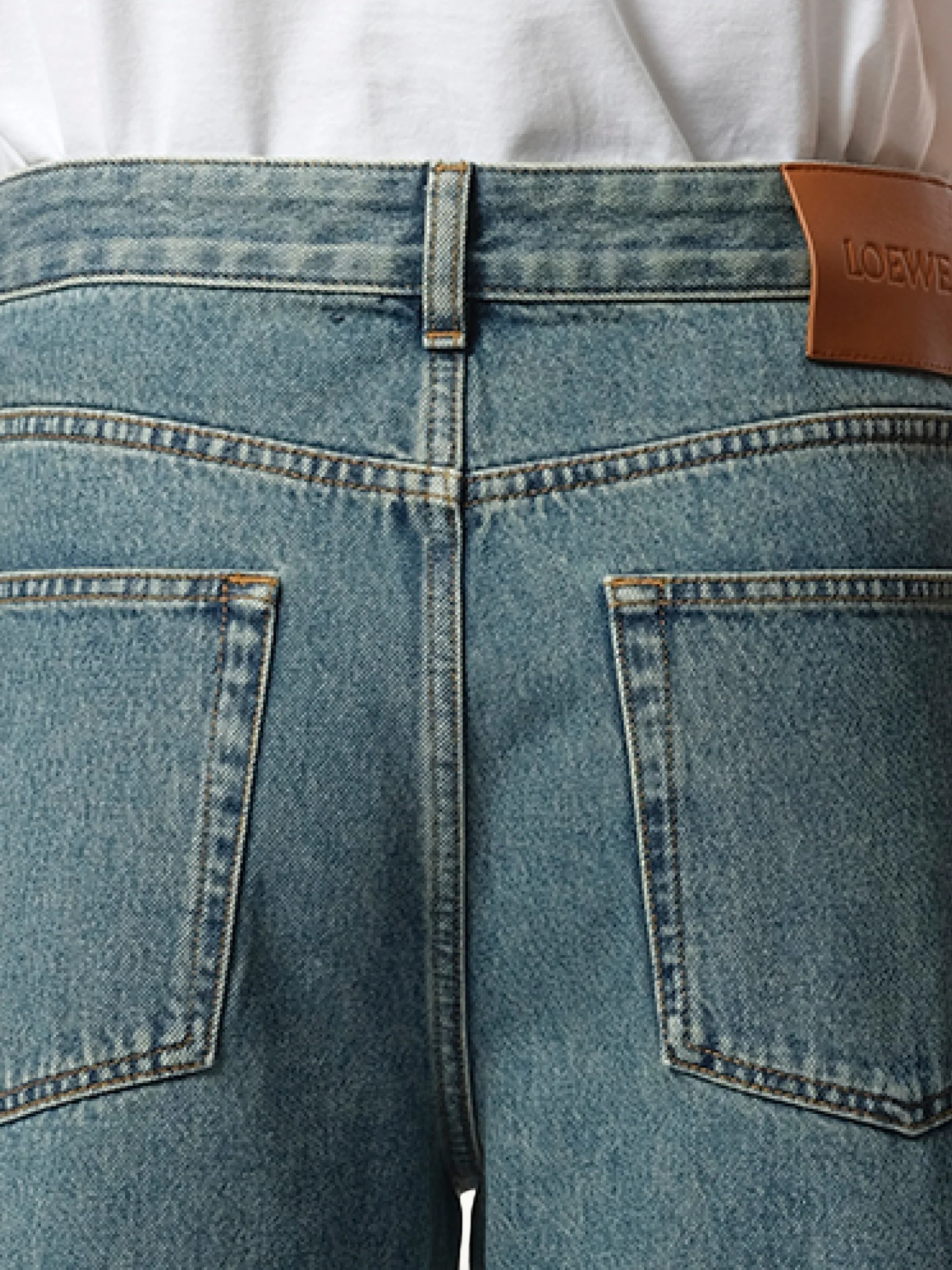 Anagram Baggy Jeans AF in Mid Blue Denim - Image 3