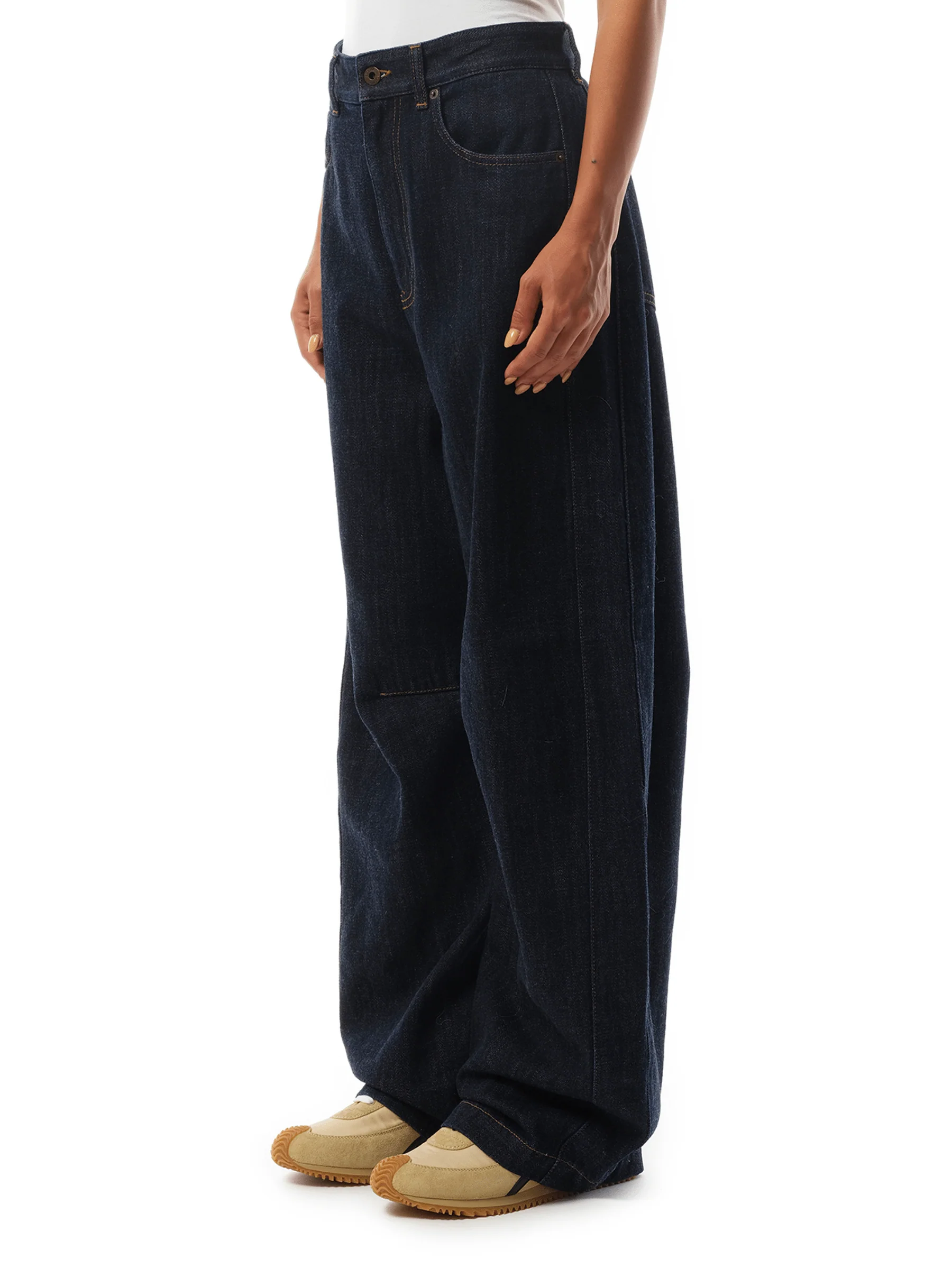 Anagram Barrel Jeans AF in Indigo Blue - Image 5