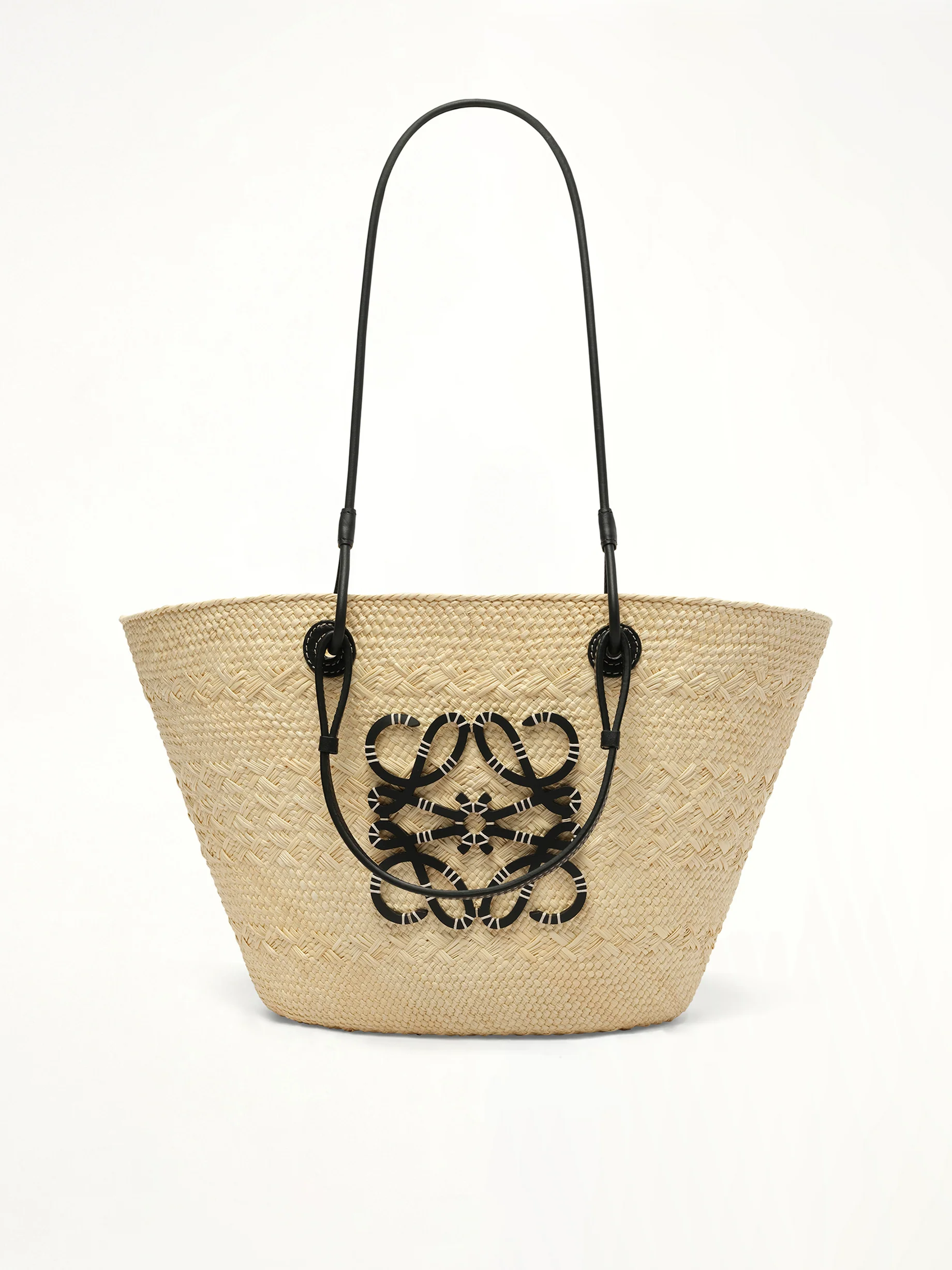 Anagram Basket Medium in Natural/Black