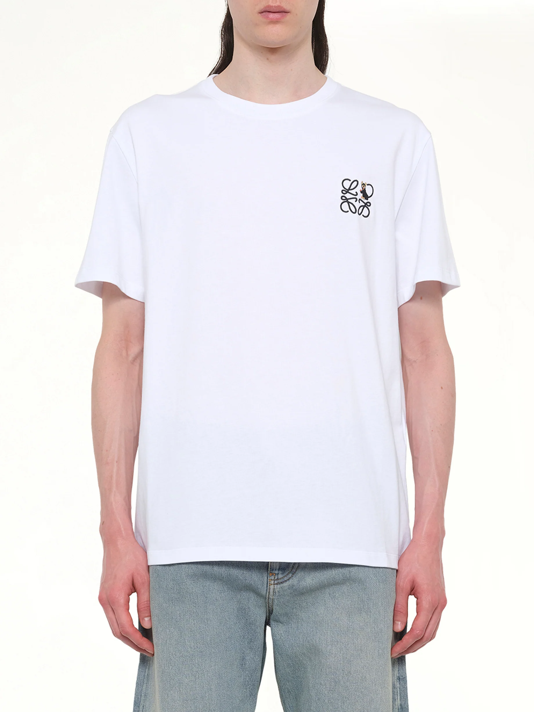 Anagram Cat T-Shirt in White