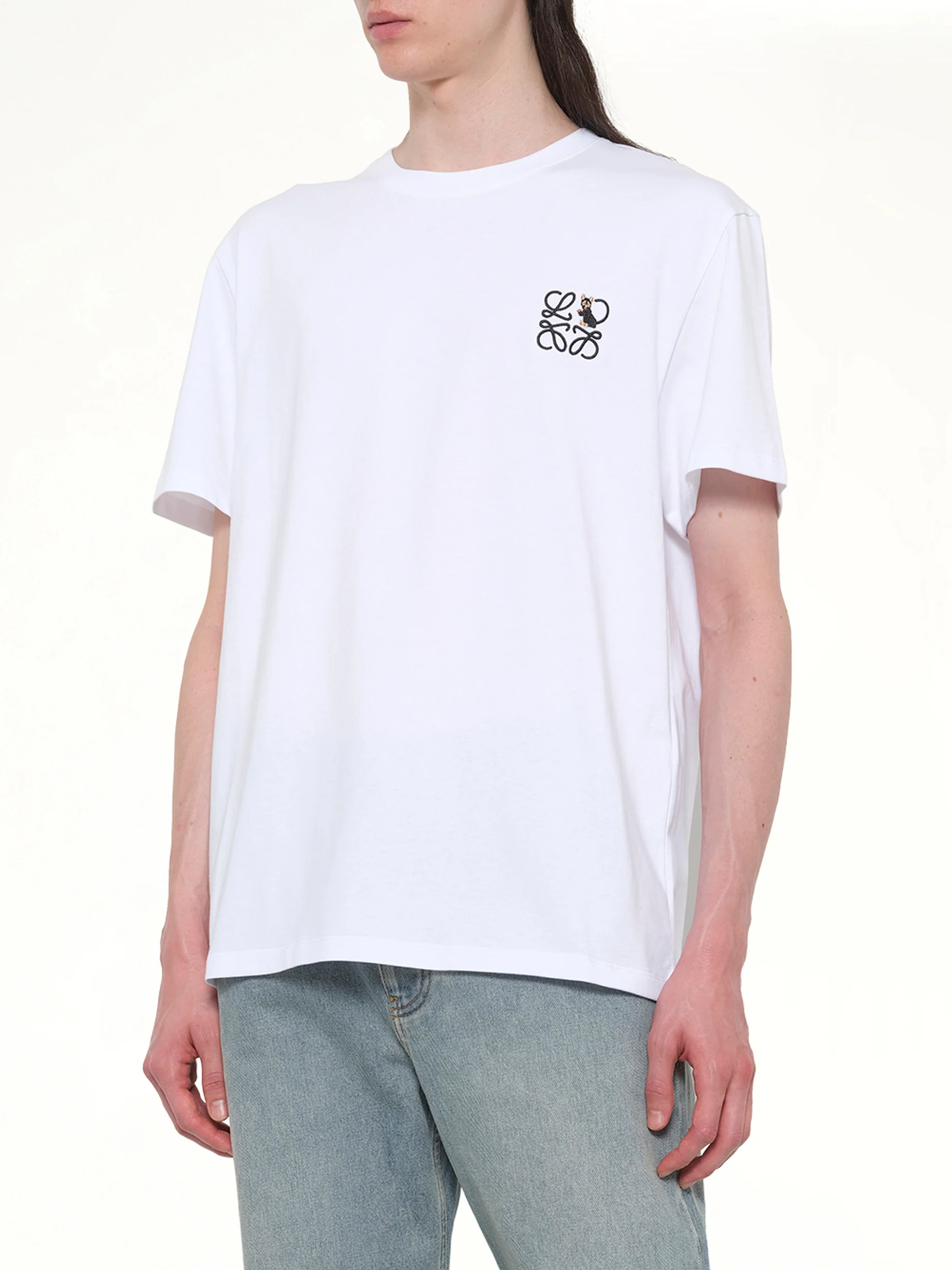 Anagram Cat T-Shirt in White - Image 6