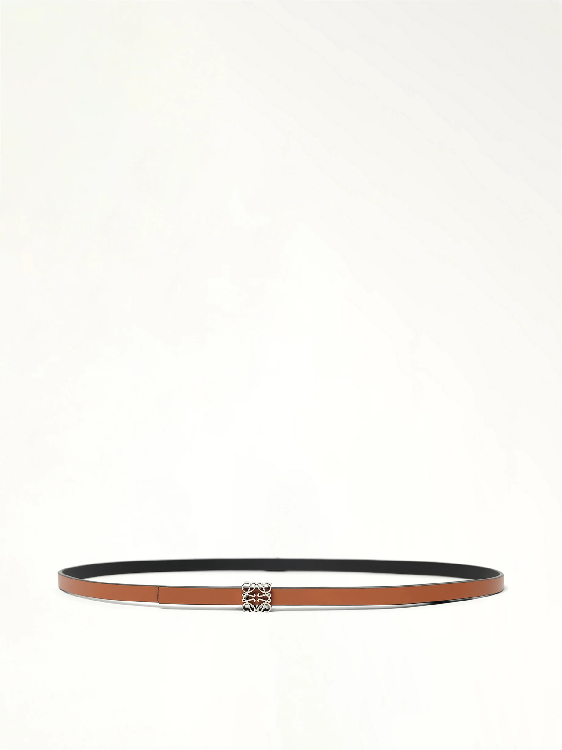 Anagram Cube Rev 1cm Belt in Black/Tan - Image 3